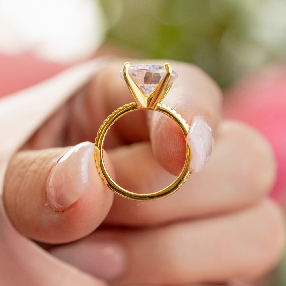 Olivia Engagement Ring in Gold - A Starlette Long-time Best Seller!