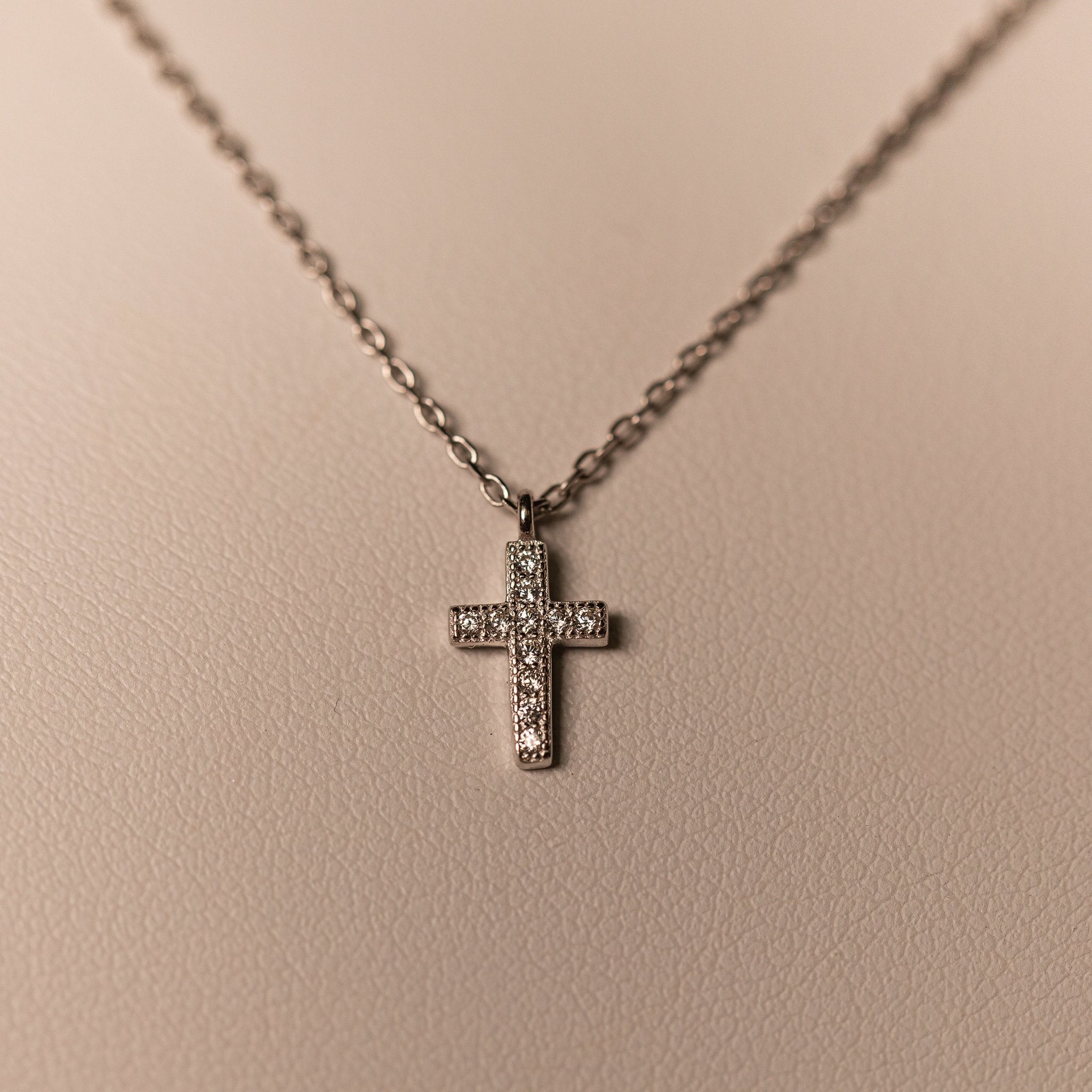 Dainty Cross Necklace in Gold - Perfect Timeless Simplicity