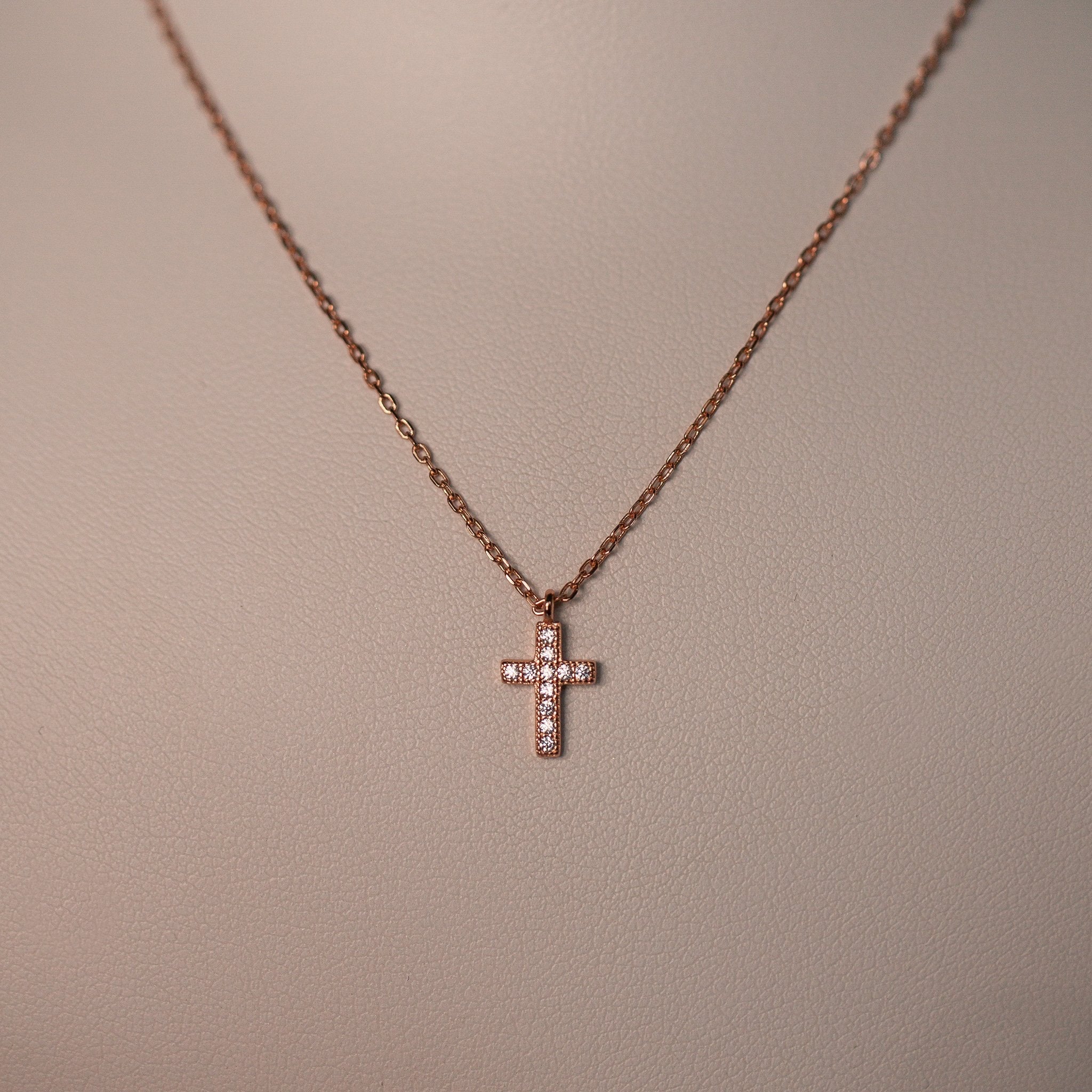 Dainty Cross Necklace in Gold - Perfect Timeless Simplicity