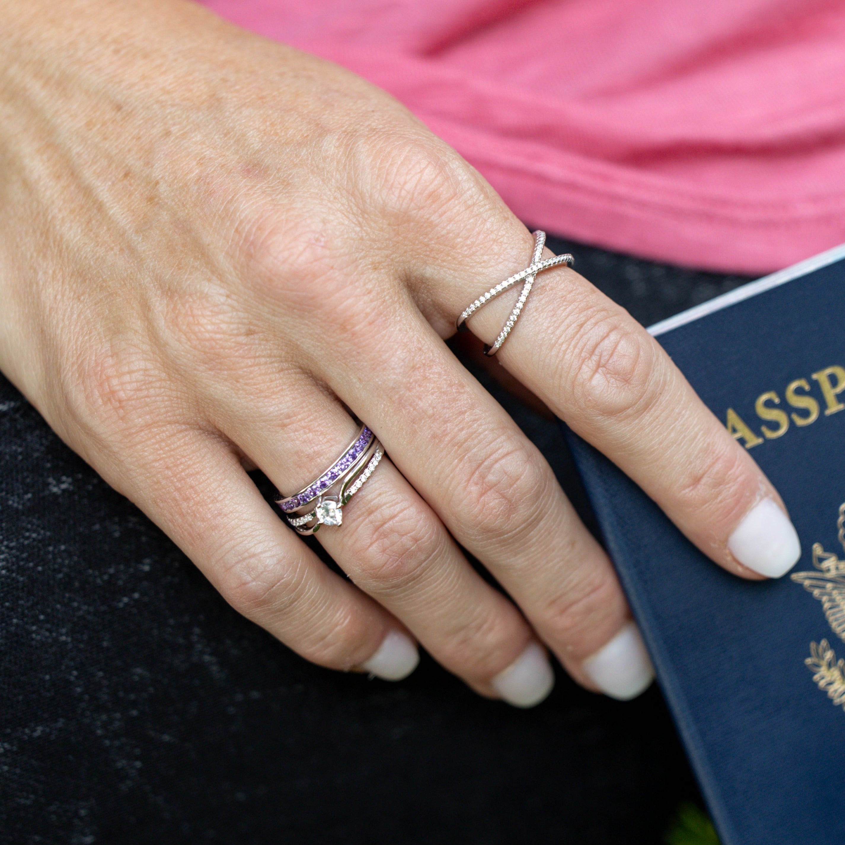 Piper Ring in Silver - Super Stackable or Solo