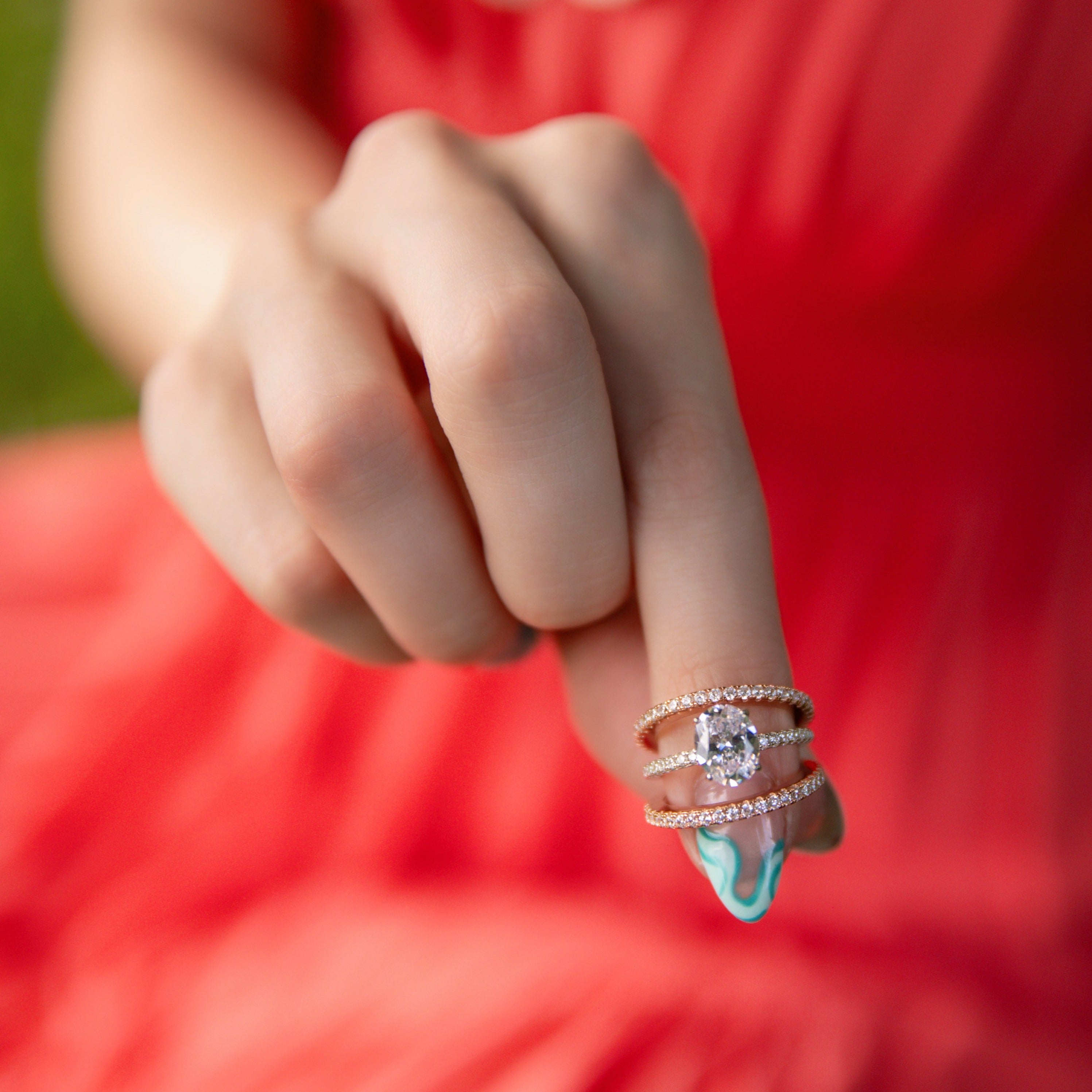 Bette Ring in Rose Gold - Stackerific!