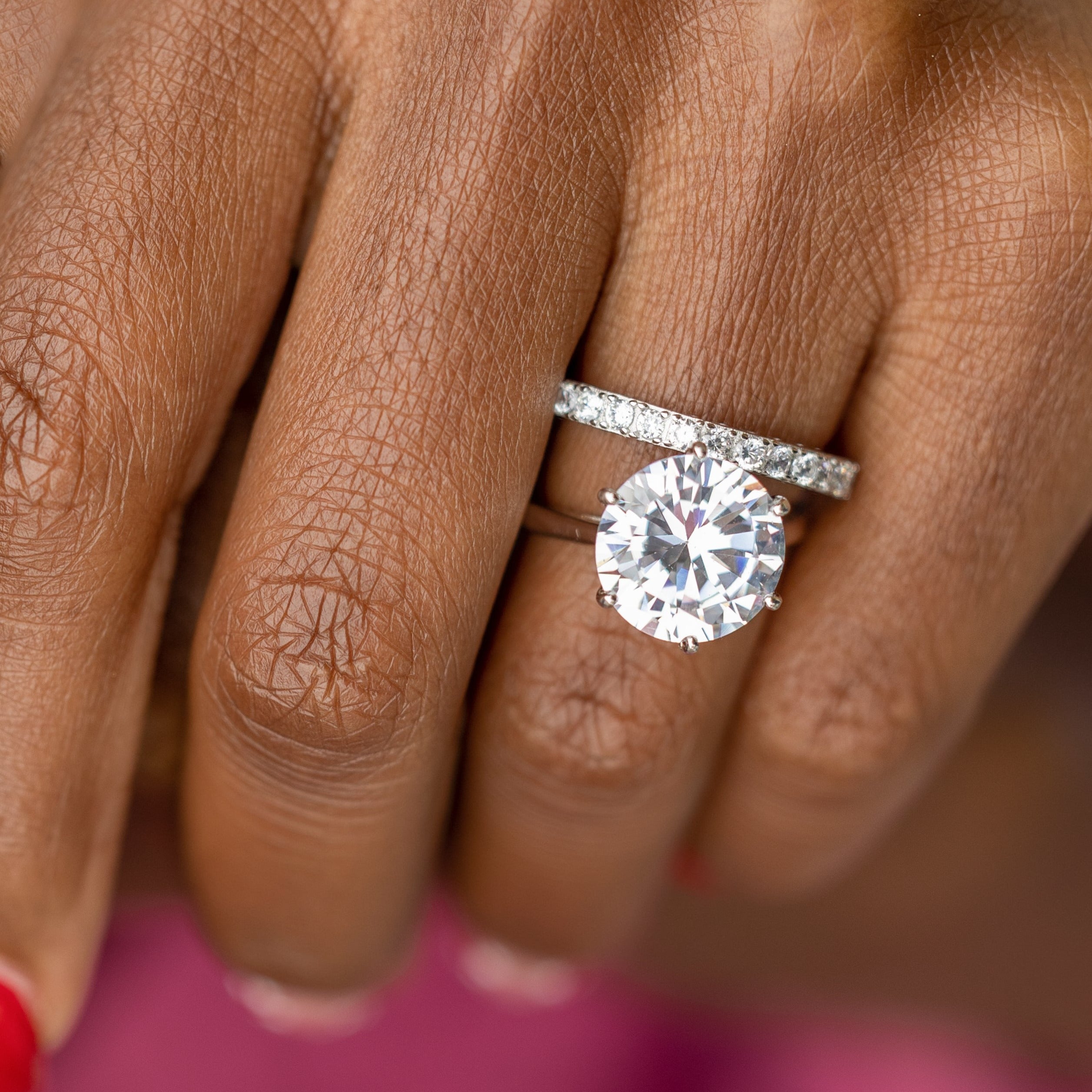 Chloe Eternity Ring in Silver - Thin to Win!