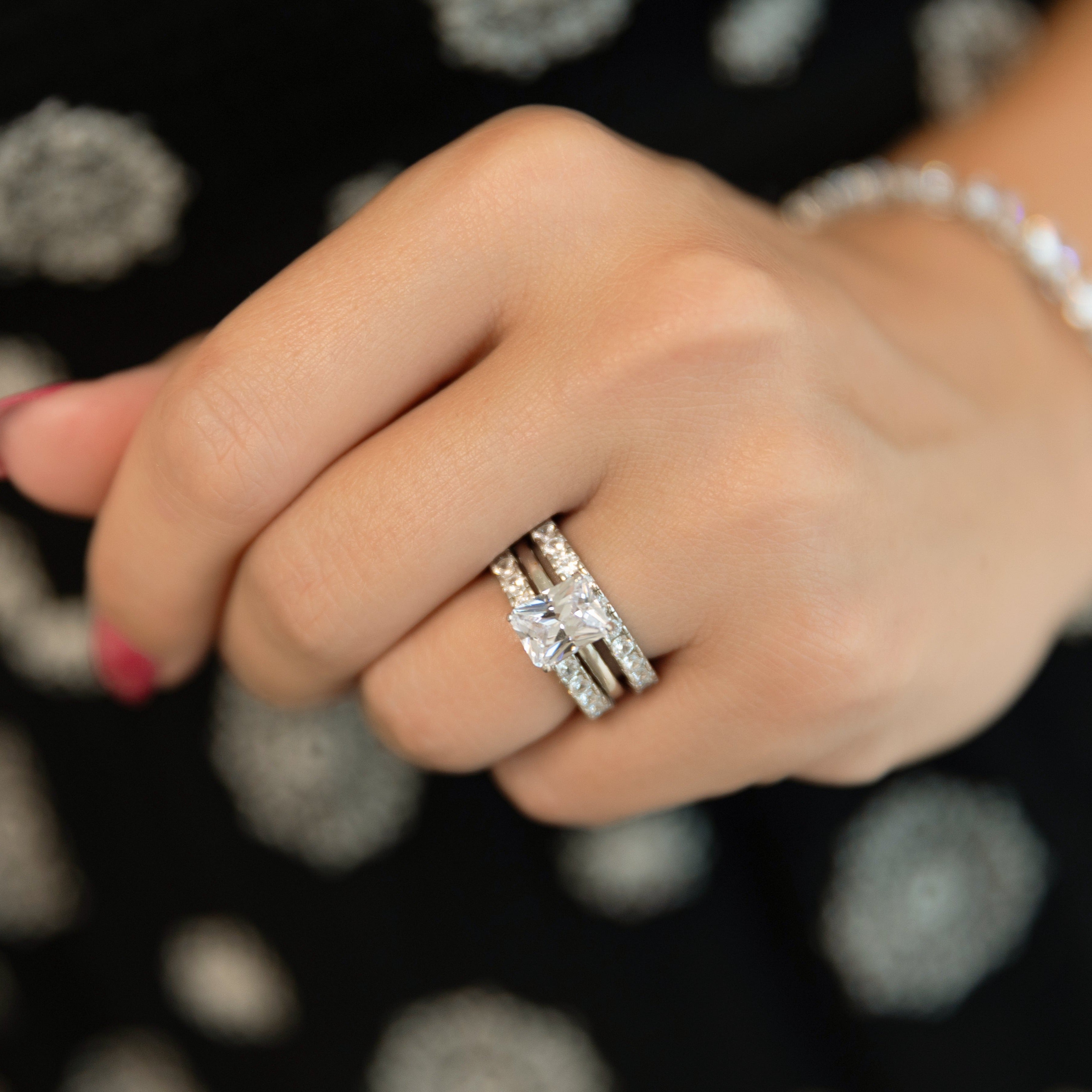 Katherine Engagement Ring in Silver - Essential Brilliance!