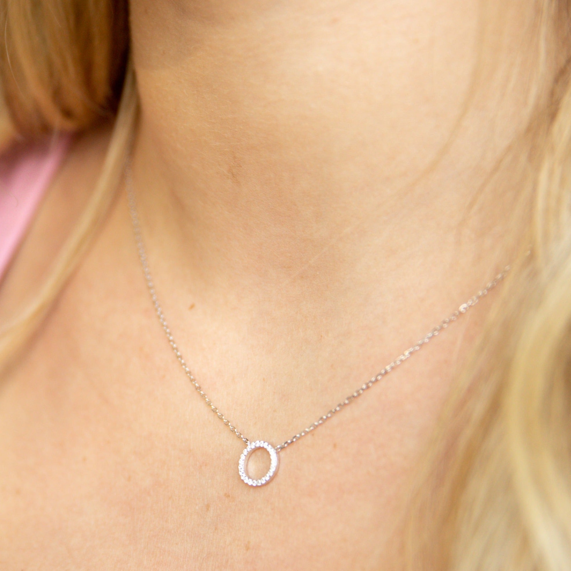 Eternity Necklace in Silver - A Stunning Staple for Any Wardrobe