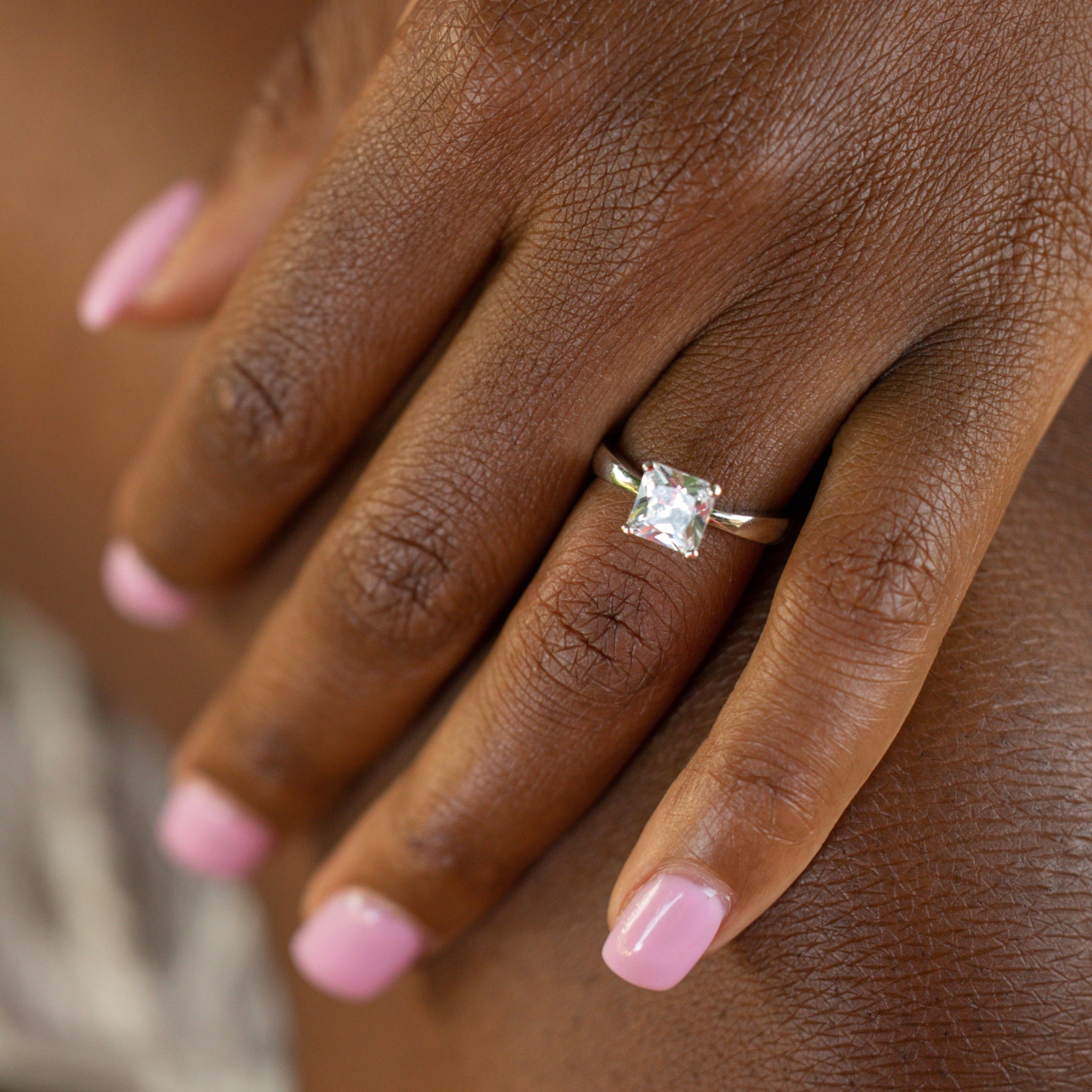 Taylor Engagement Ring in Silver - Classic and Beautiful!