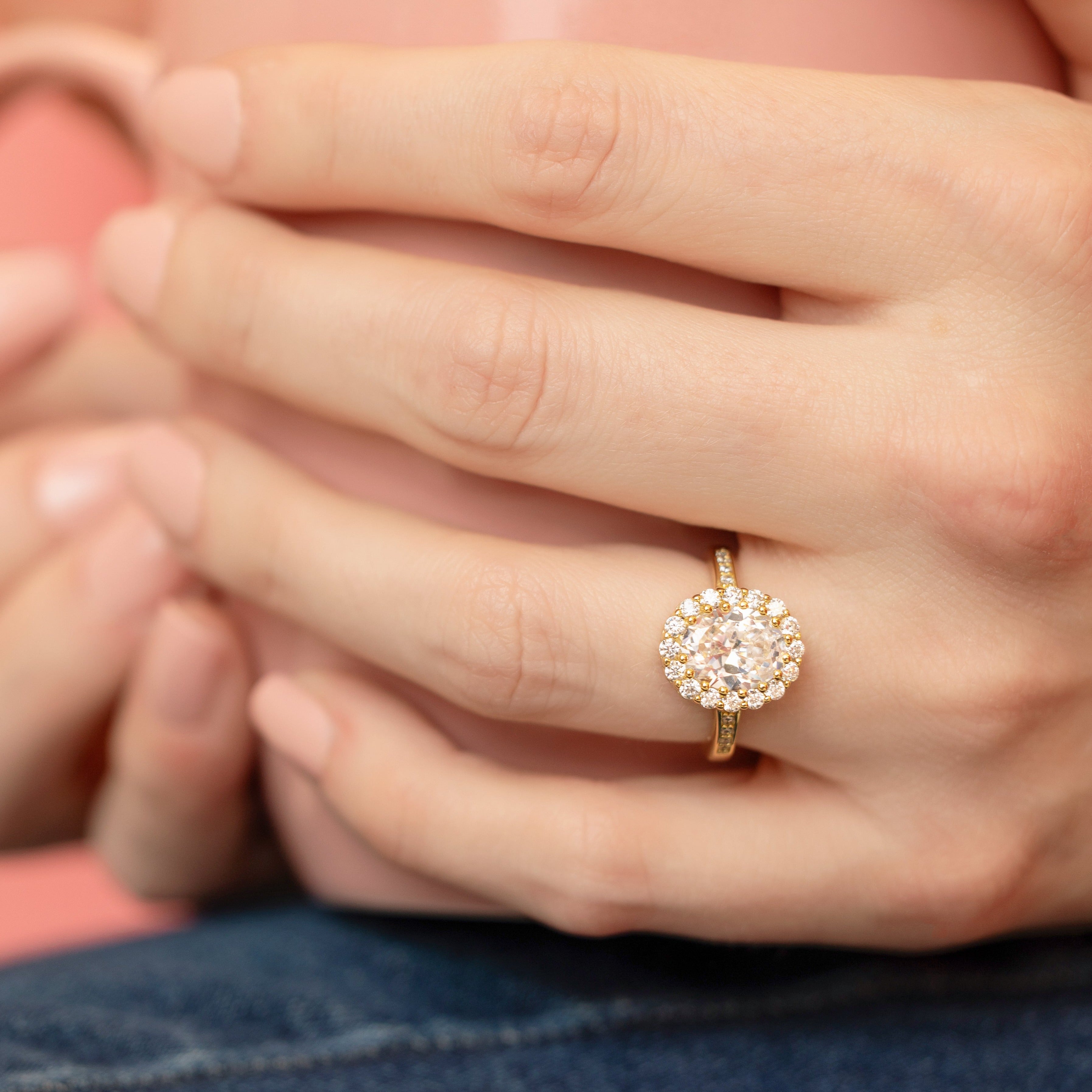 Lucy Engagement Ring in Gold - Say Yes to This Ring!