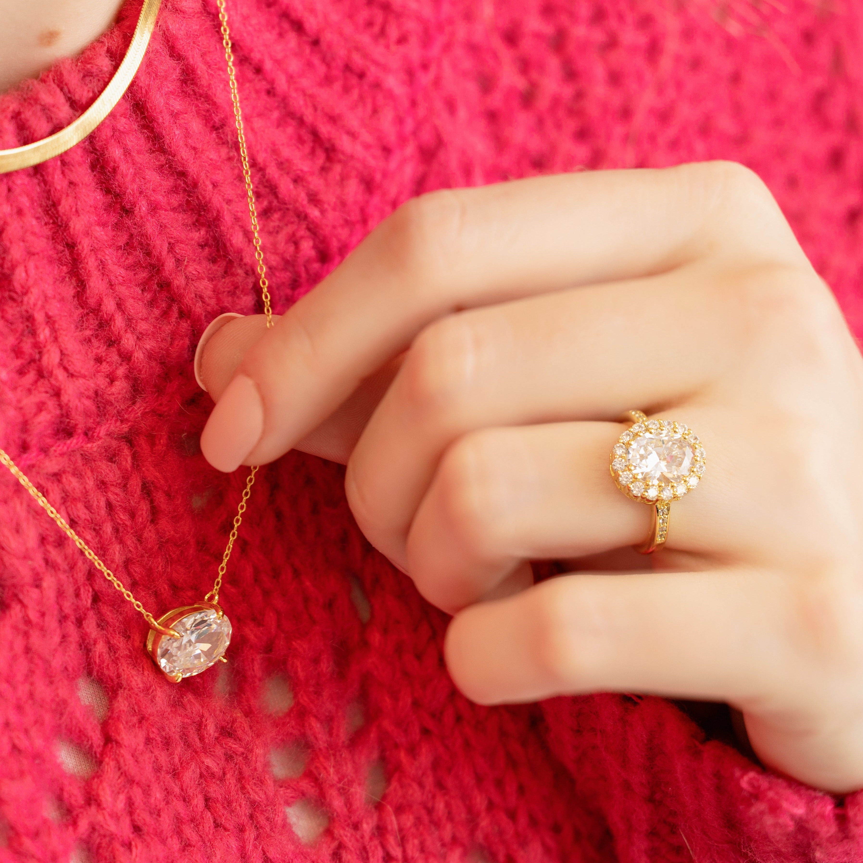 Lucy Engagement Ring in Gold - Say Yes to This Ring!