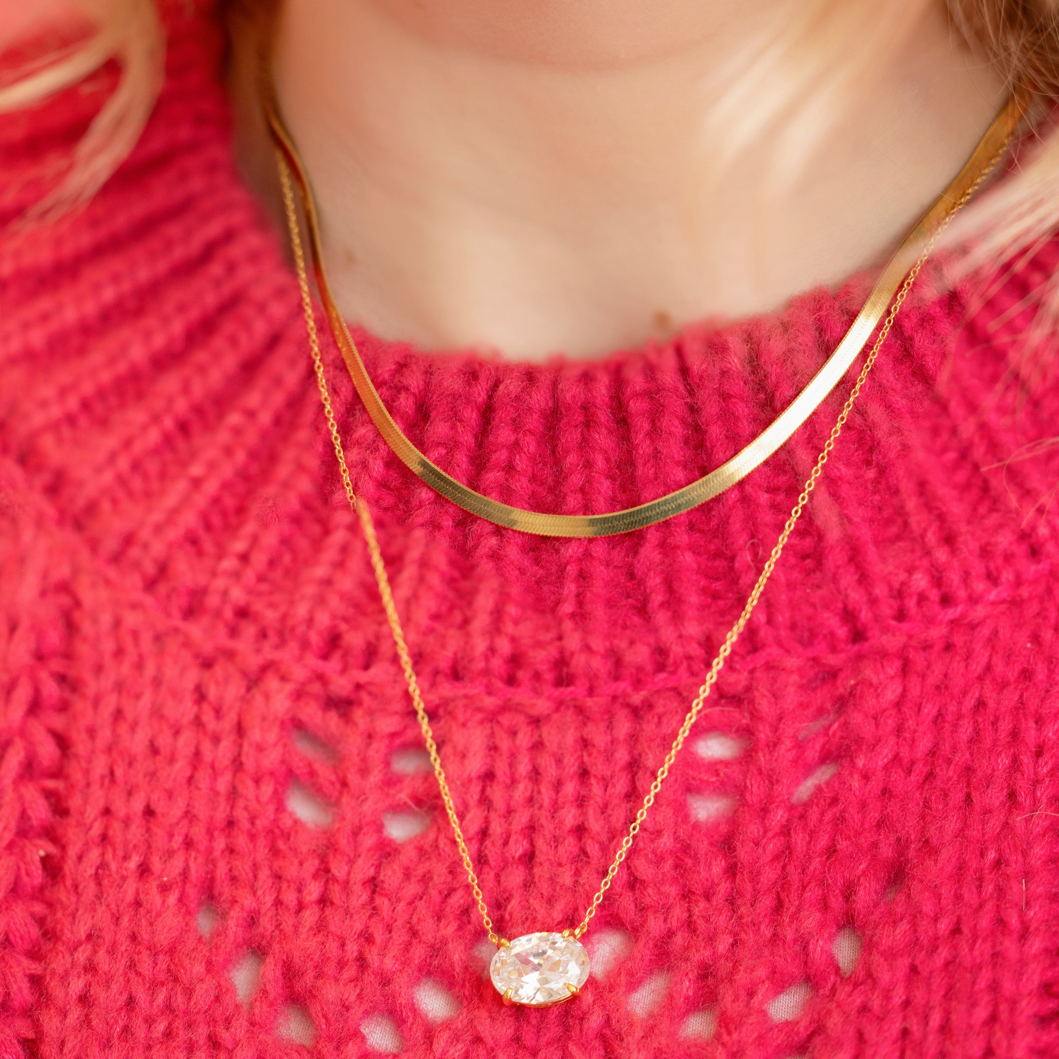 The Dolly Necklace in Gold - A Starlette Best Seller!