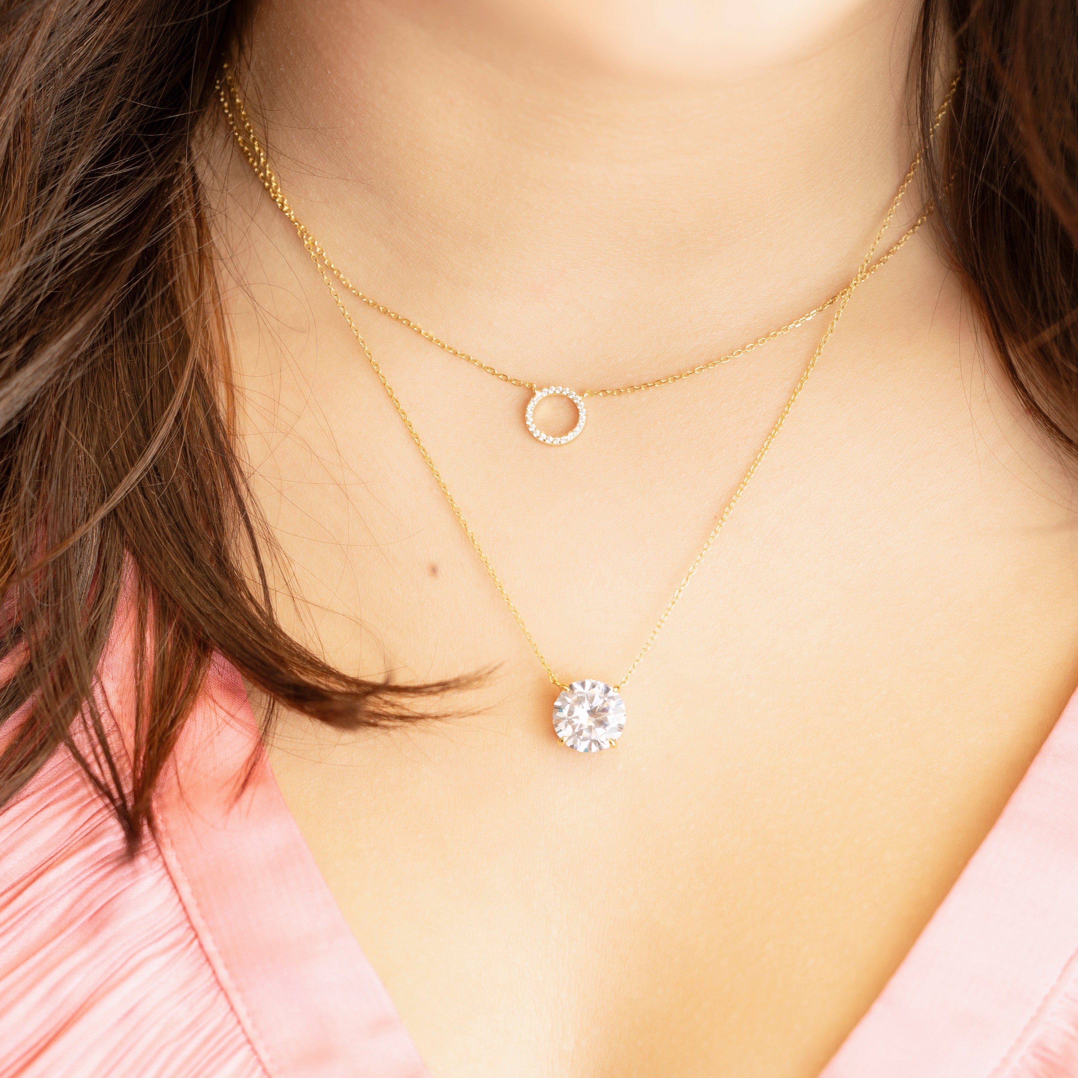 The Olivia Necklace in Gold - The Belle of the Ball