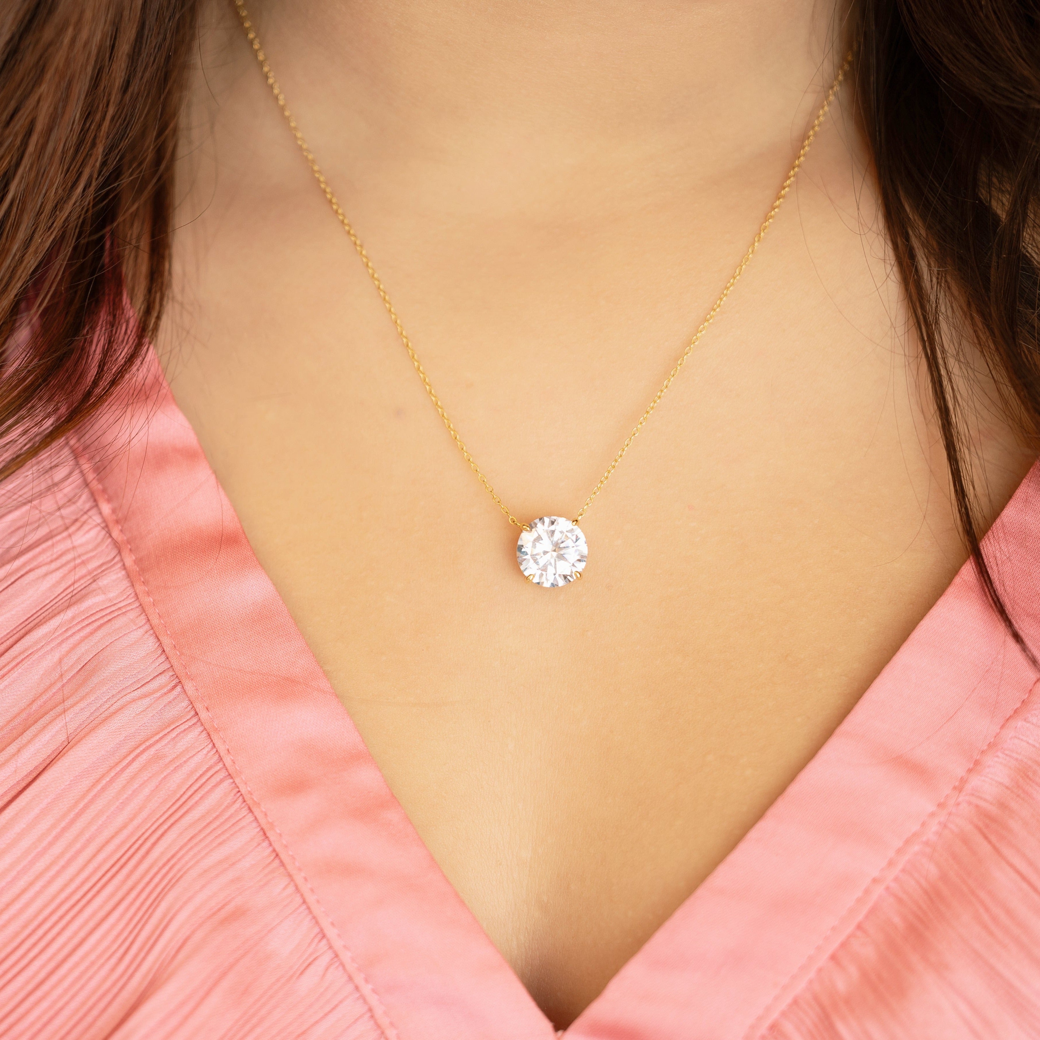 The Olivia Necklace in Gold - The Belle of the Ball