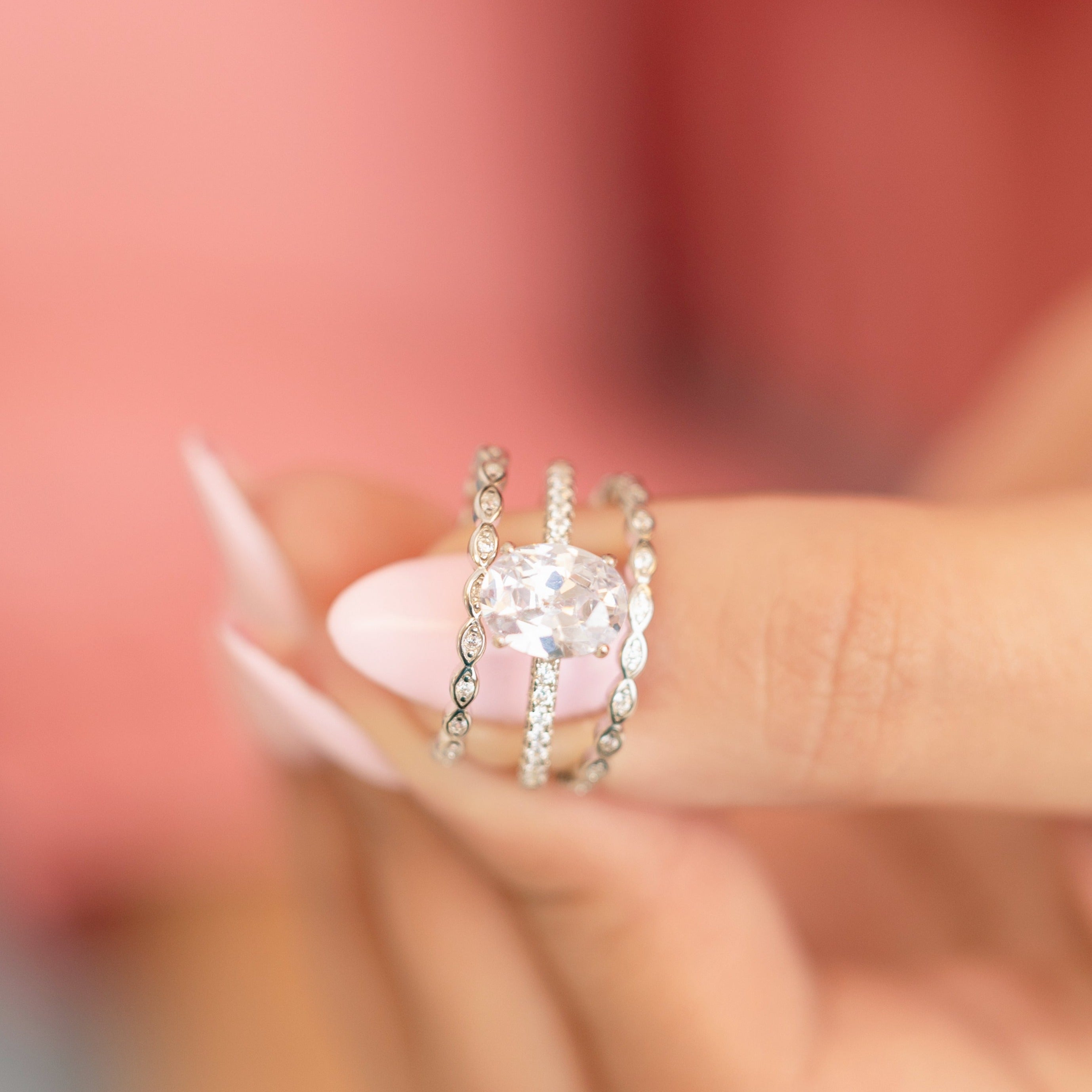 Marquessa Stackable Ring in Silver - Perfect to Stack or Stand Alone!