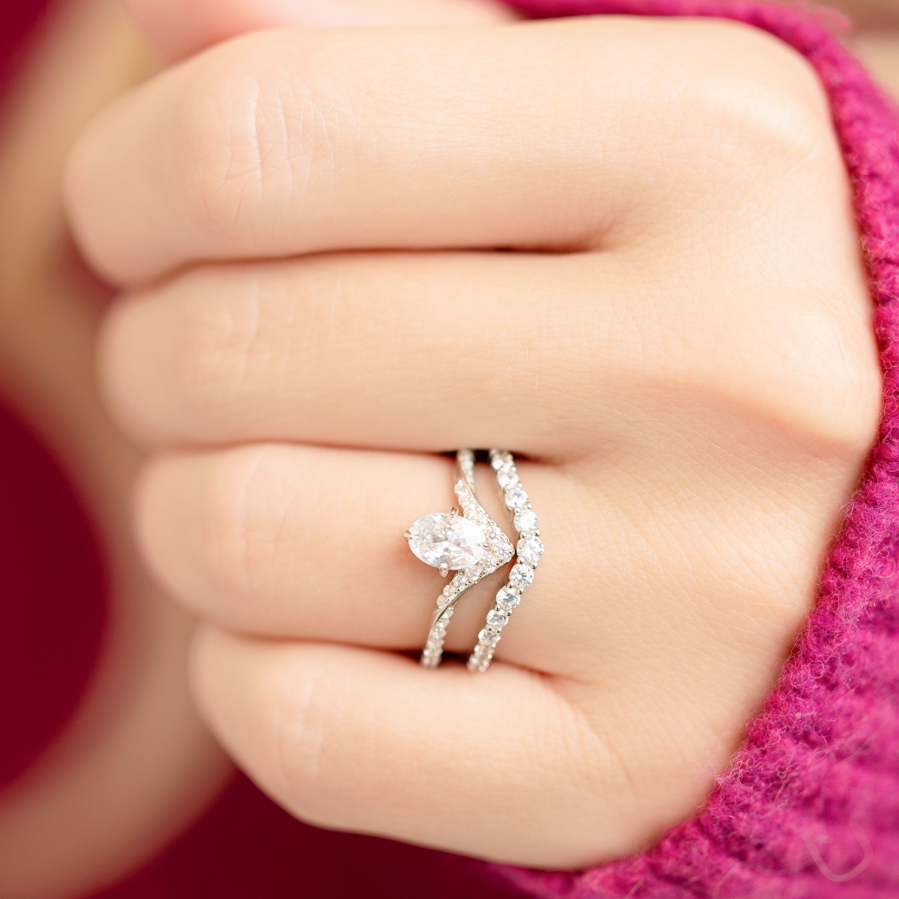 Gloria Stackable Ring in Silver - the Perfectly Stackable Superstar