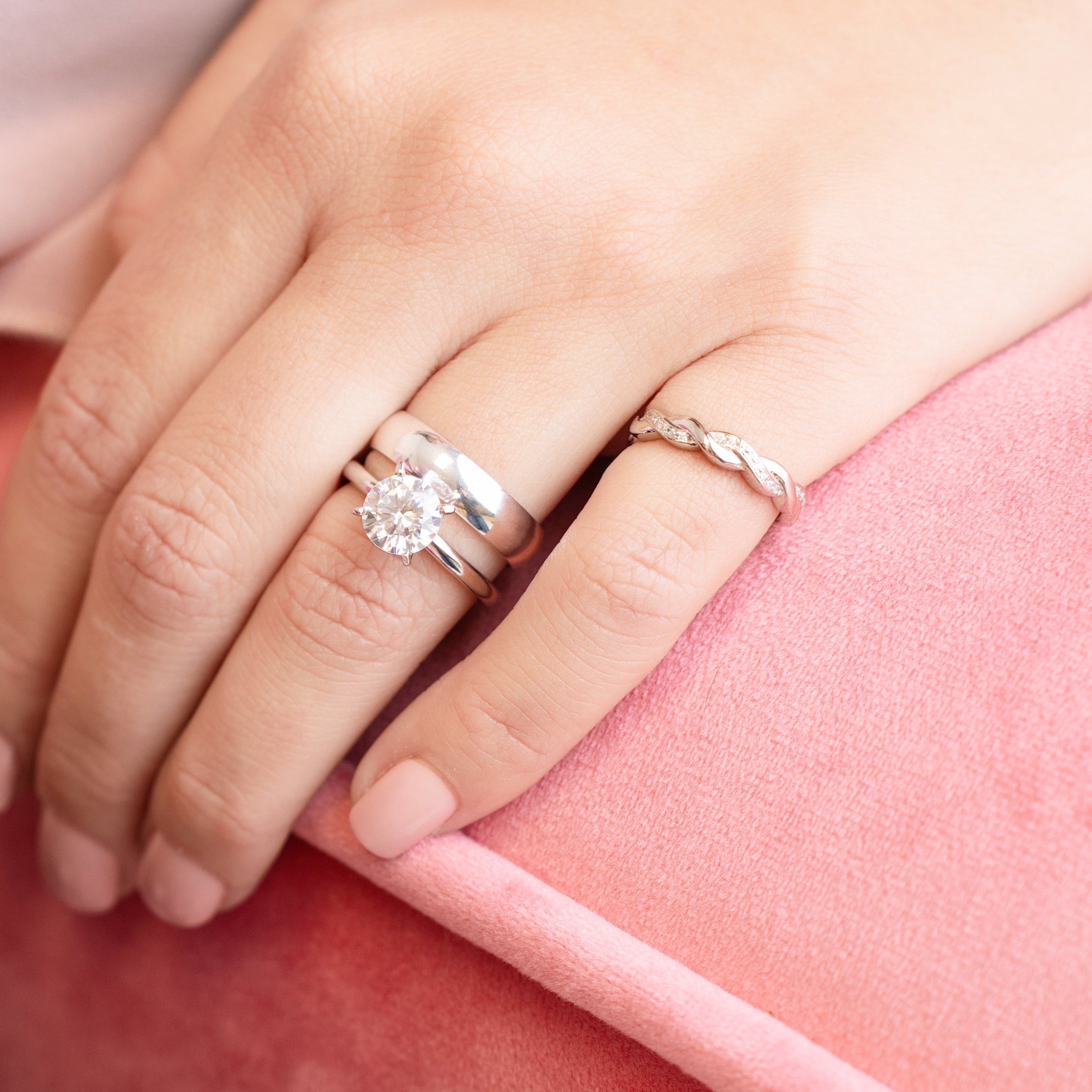 Maria Stackable Ring in Silver - Get It Twisted!