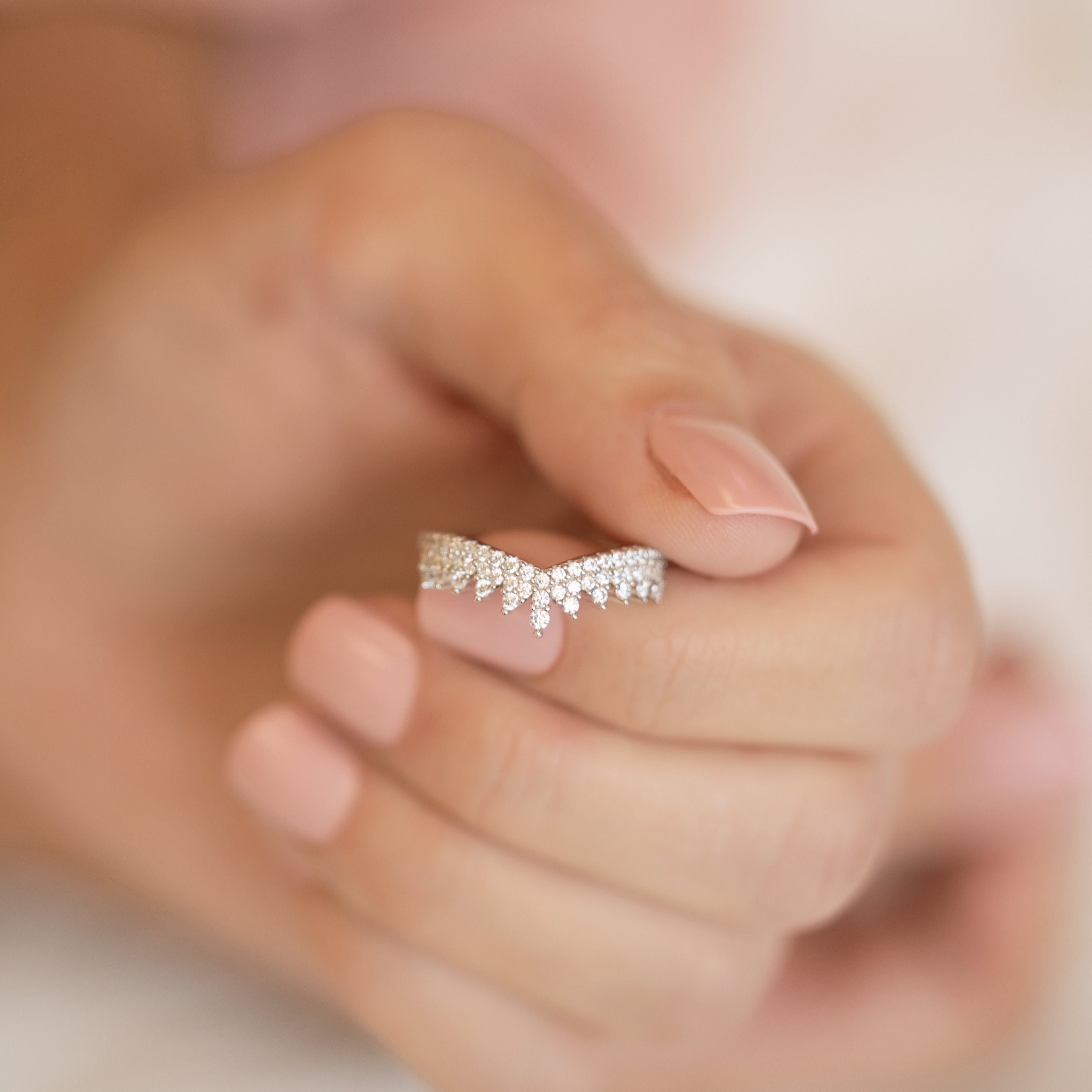 Tori Statement Ring in Silver - Crown for Your Stack!