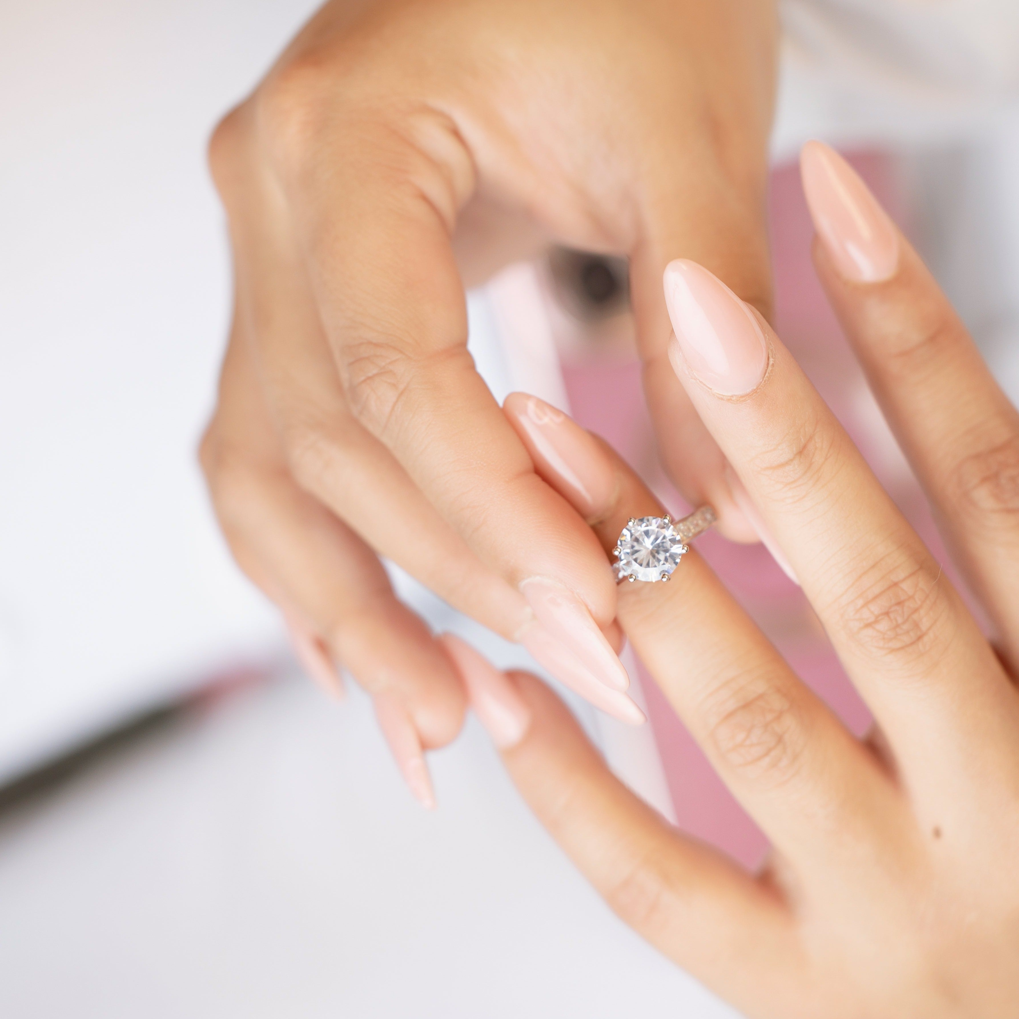 Mandy Engagement Ring - Timeless Beauty with Extra Sparkle