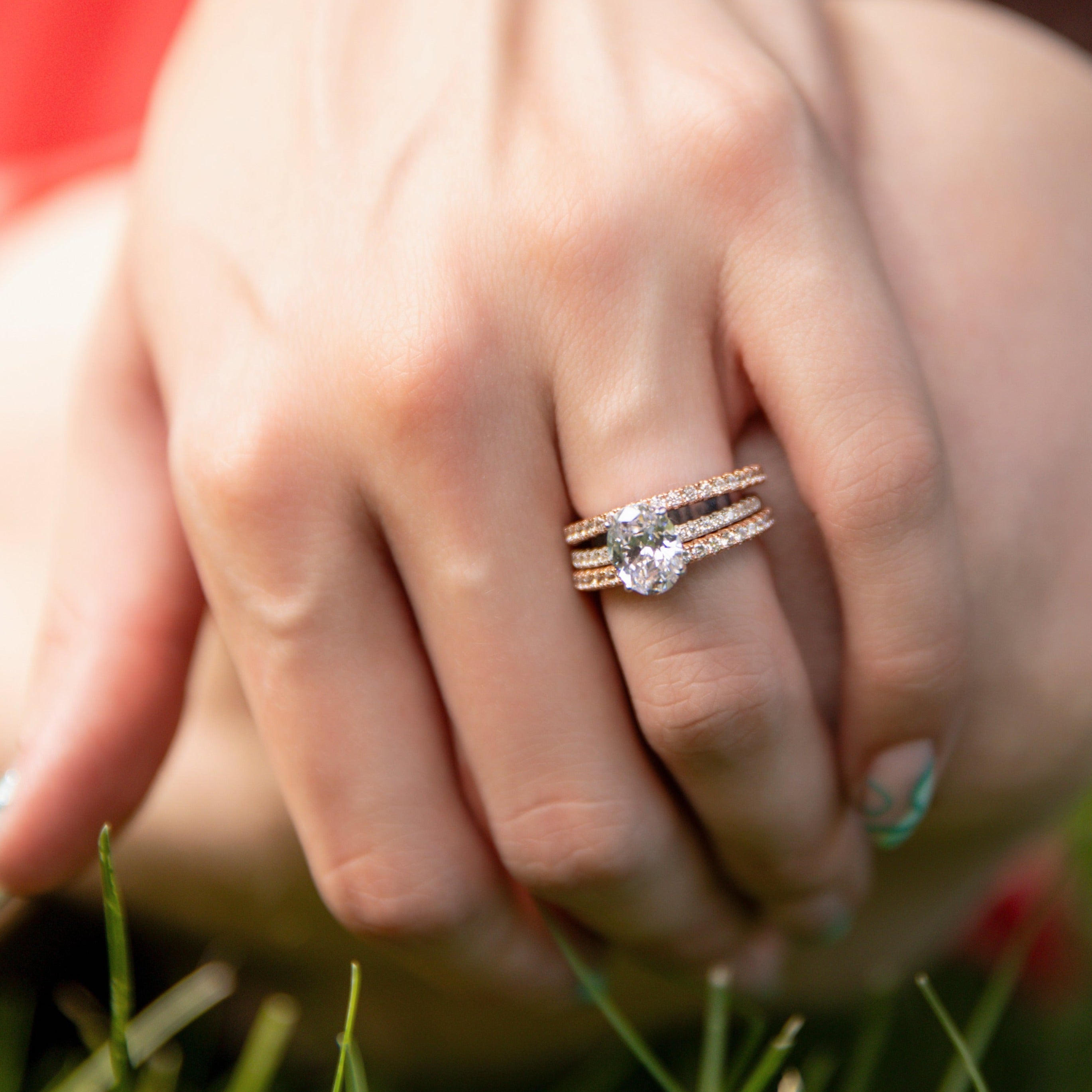 Bette Ring in Rose Gold - Stackerific!