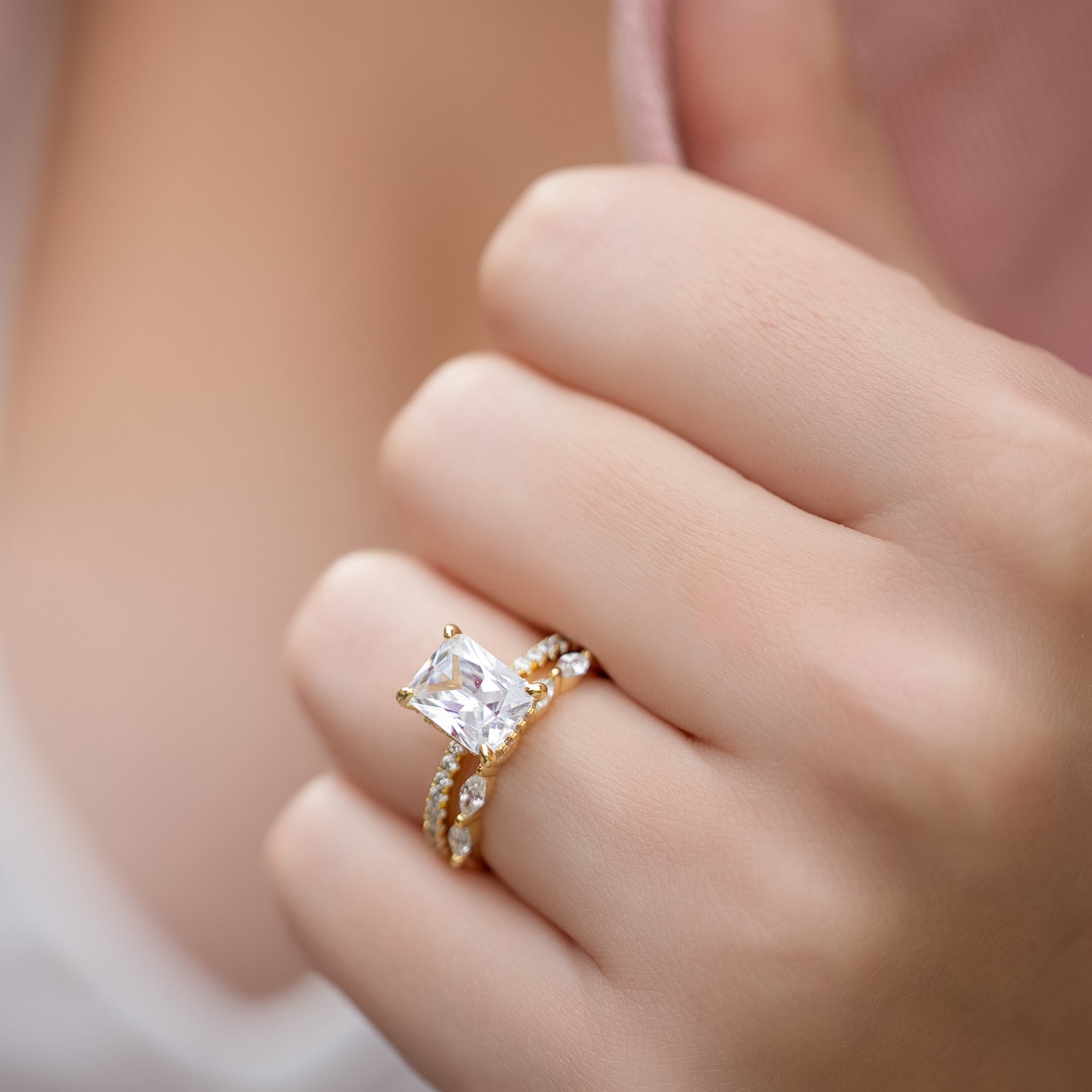 Scarlett Stackable Ring in Gold - The Definition of Class