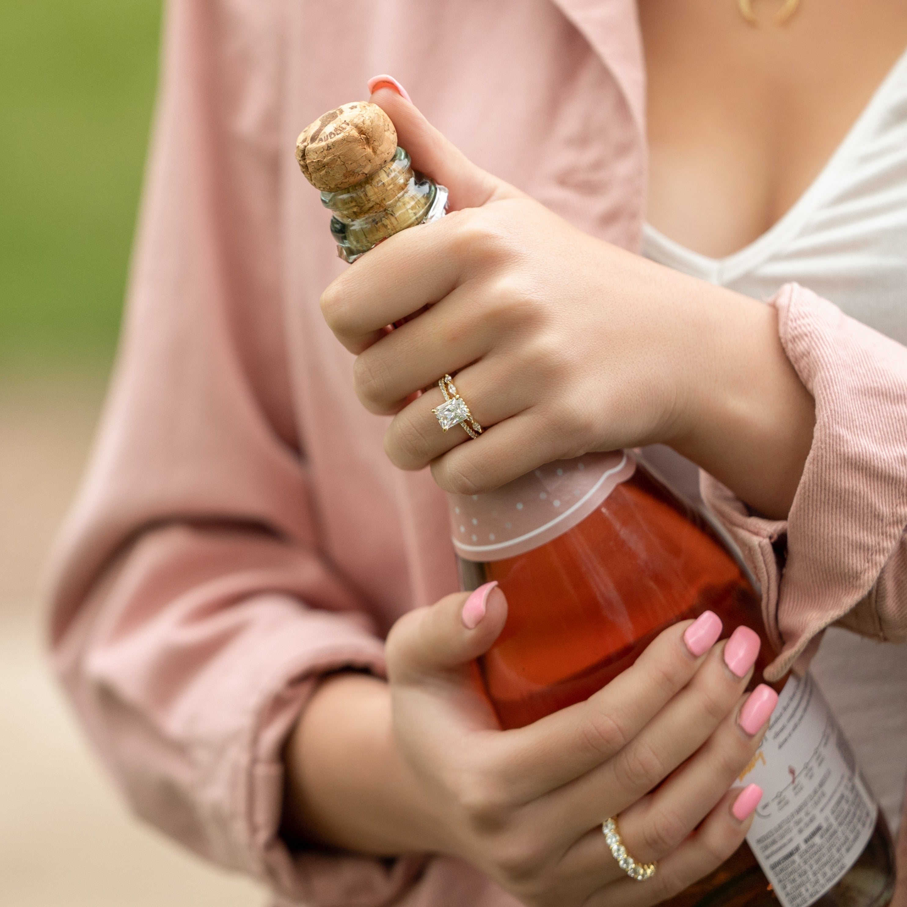 Scarlett Stackable Ring in Gold - The Definition of Class