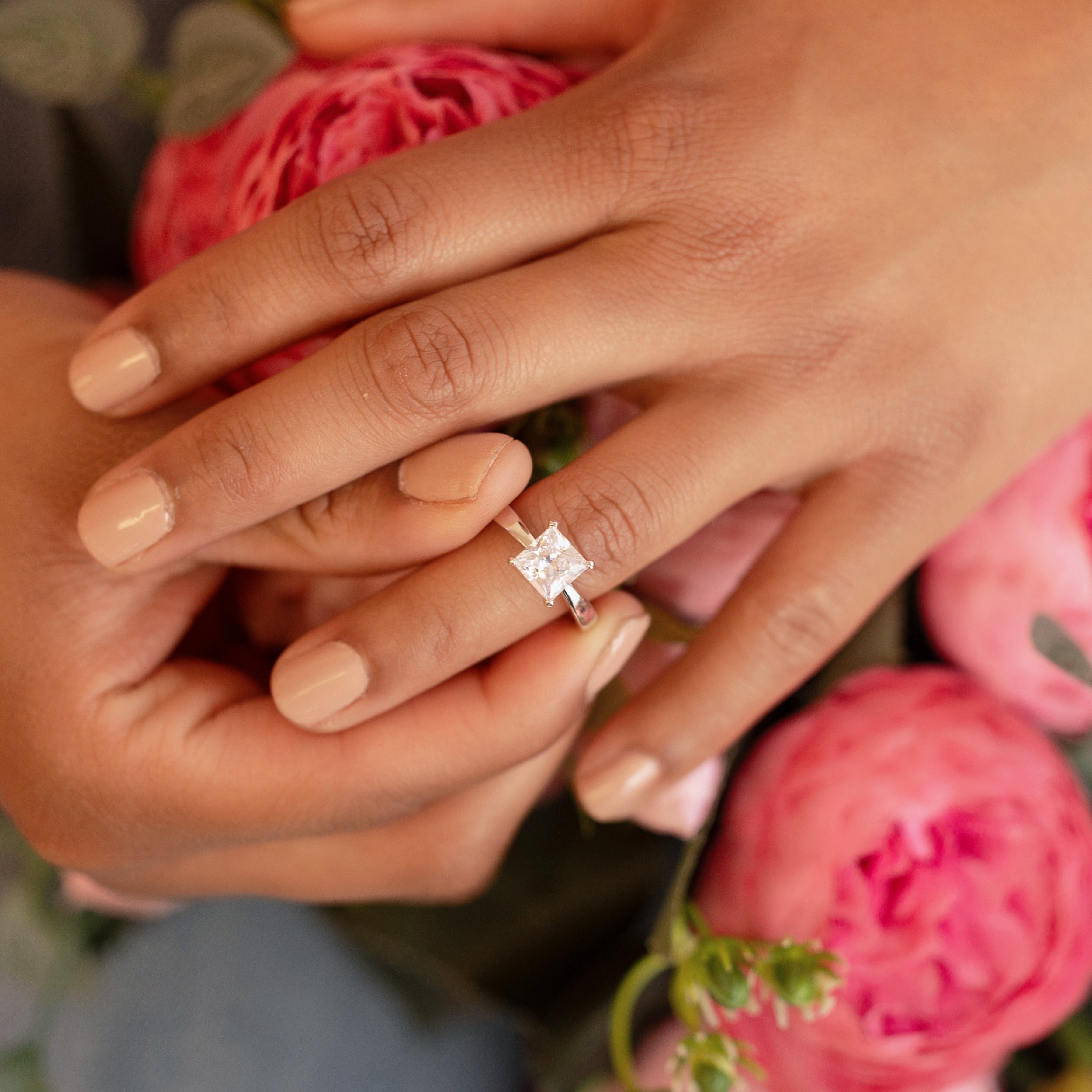 Taylor Engagement Ring in Silver - Classic and Beautiful!