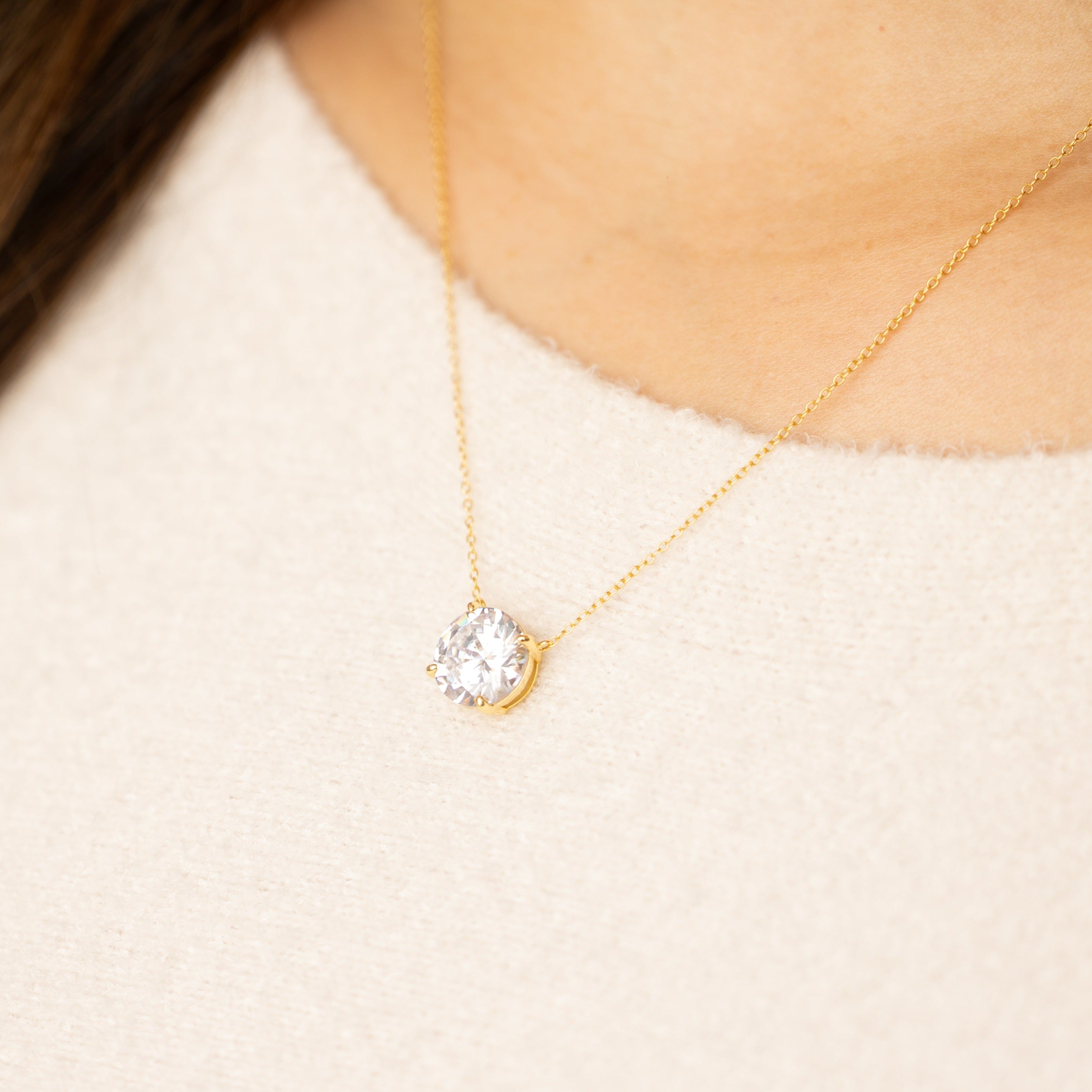The Olivia Necklace in Gold - The Belle of the Ball