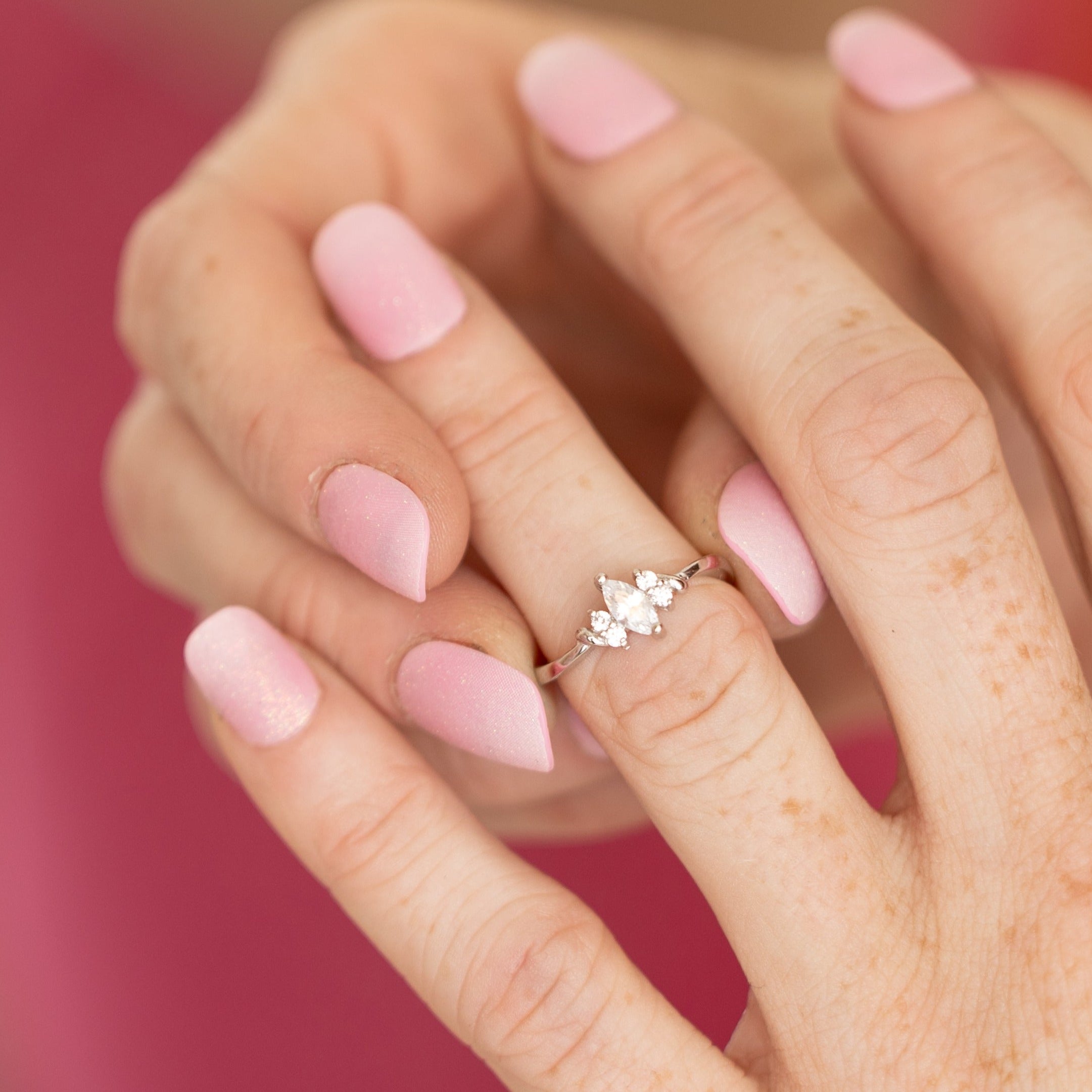 Rita Statement Ring in Silver - Unique Sense of Movement