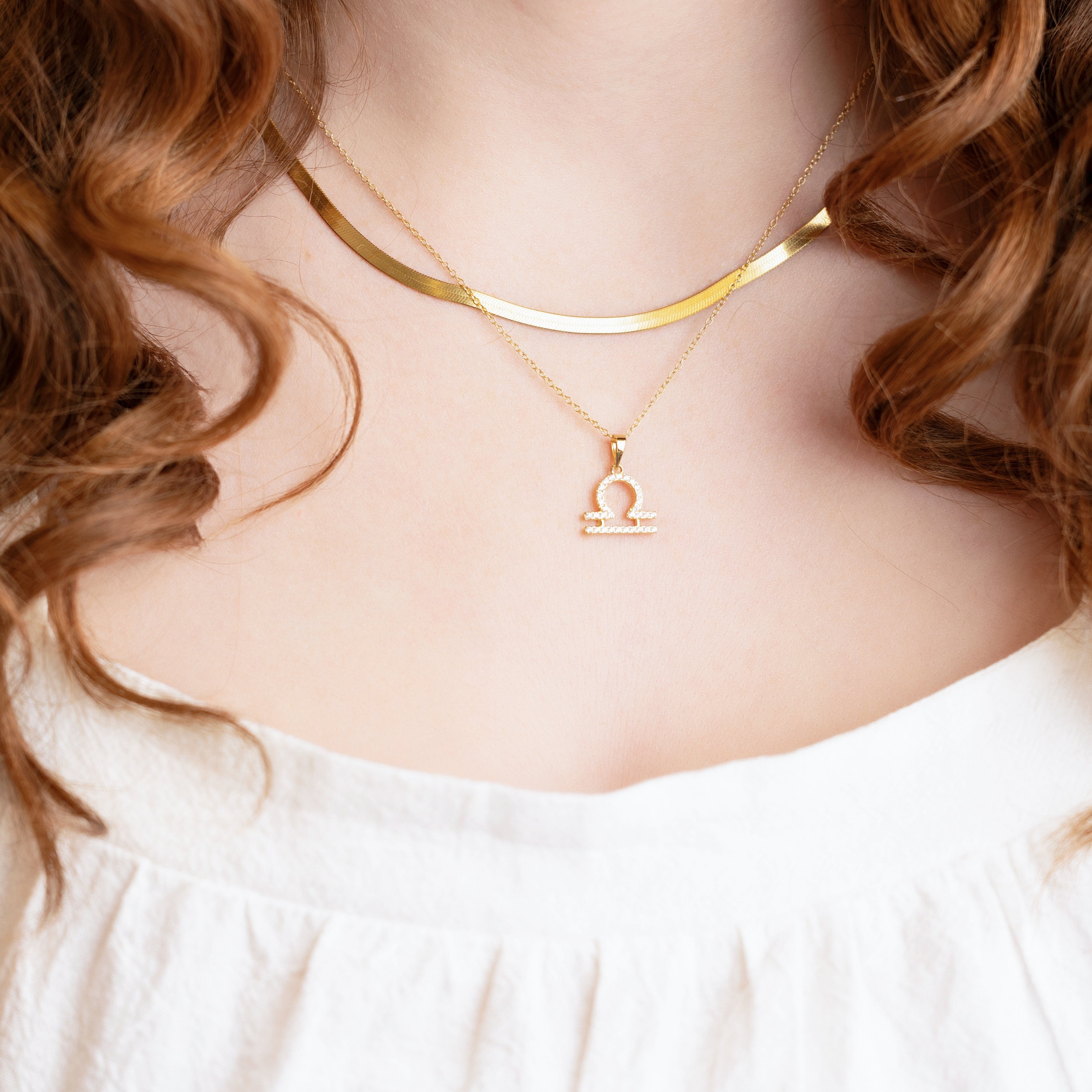 Herringbone Chain in Gold - A Touch of Class for Work or Play