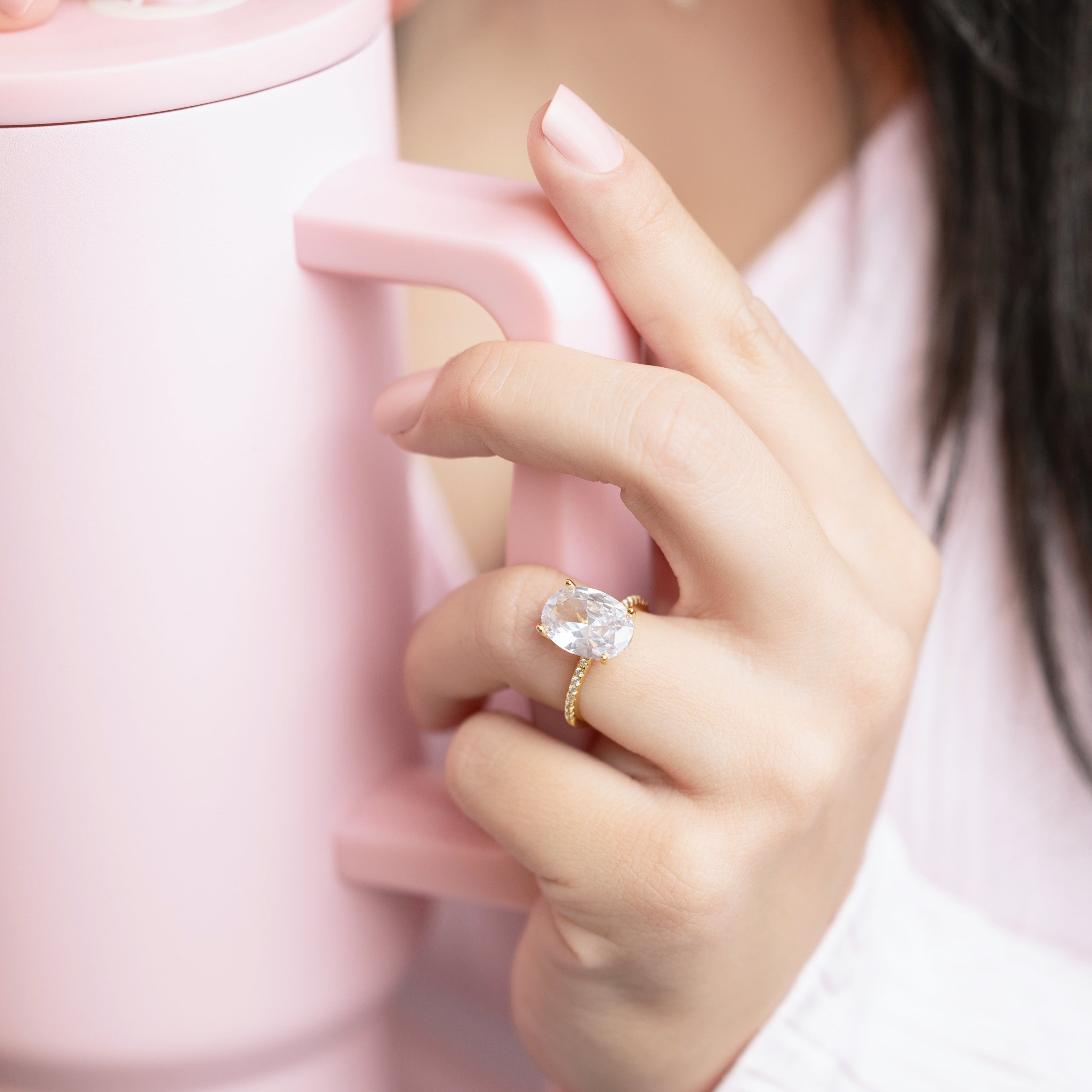 Dolly Engagement Ring in Gold - A Starlette Best-Selling Ring!