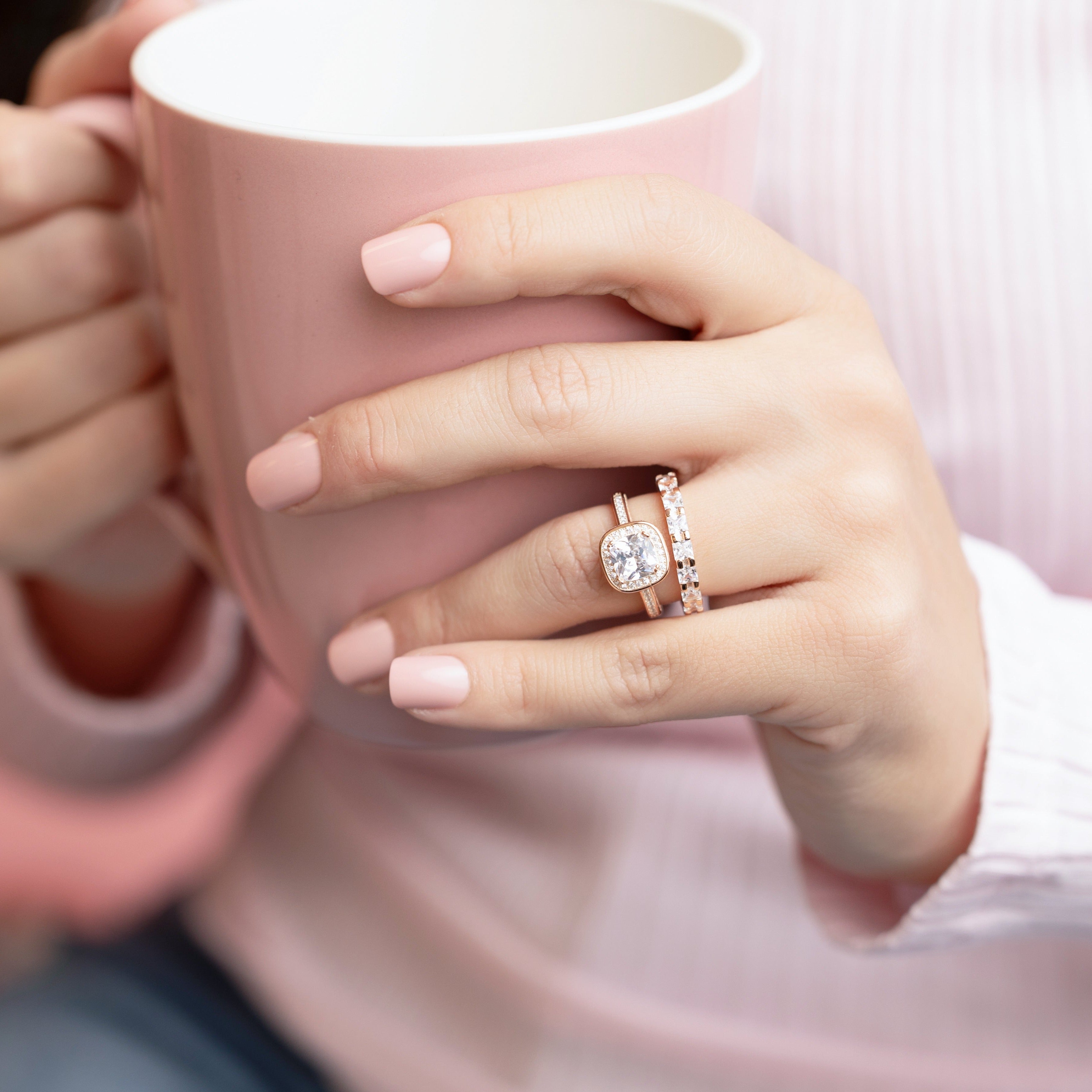 Amelia Ring in Rose Gold - Stunning and Stackable