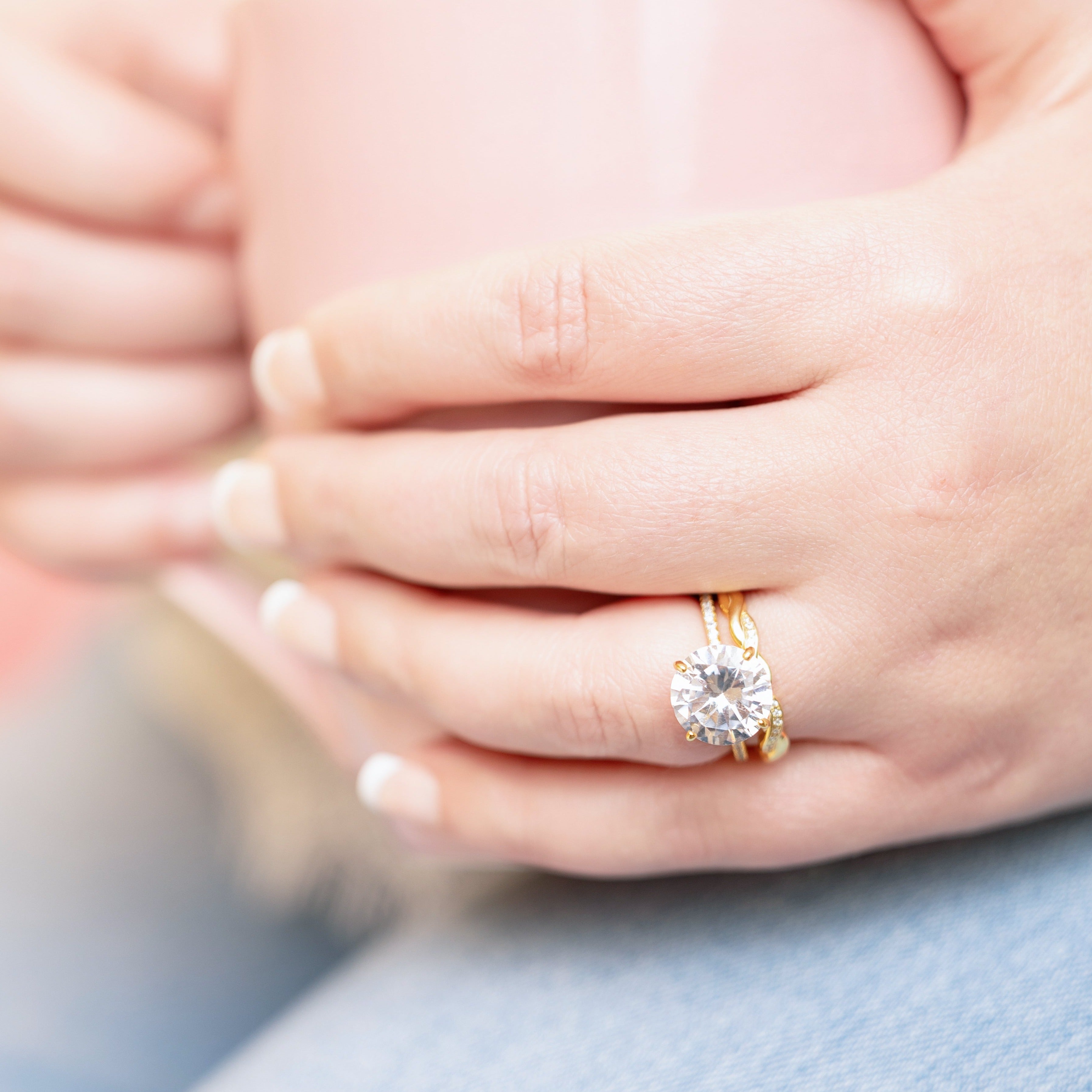 Olivia Engagement Ring in Gold - A Starlette Long-time Best Seller!