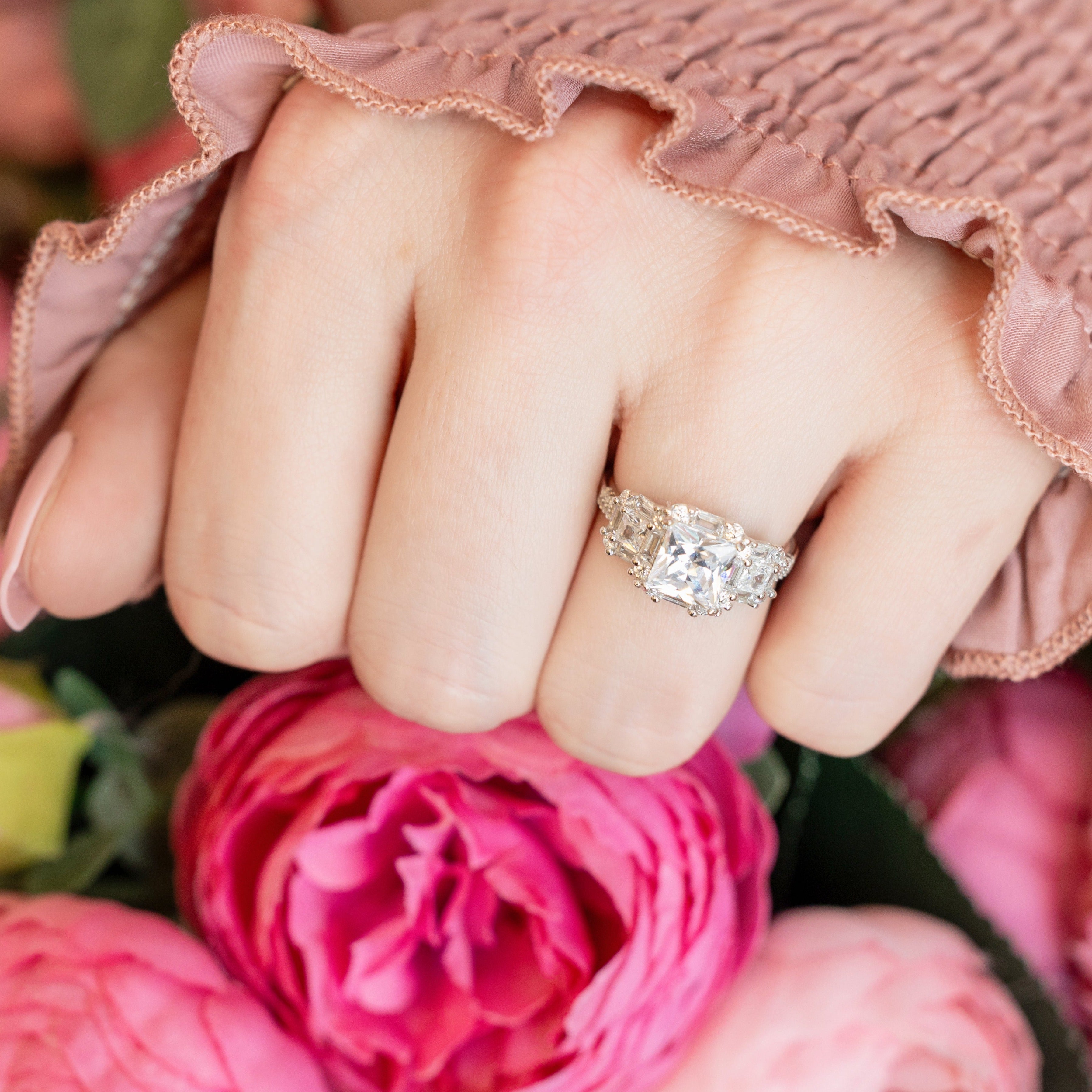 Brooklyn Engagement Ring in Silver - Everyday Sparkle That's Sure to Dazzle