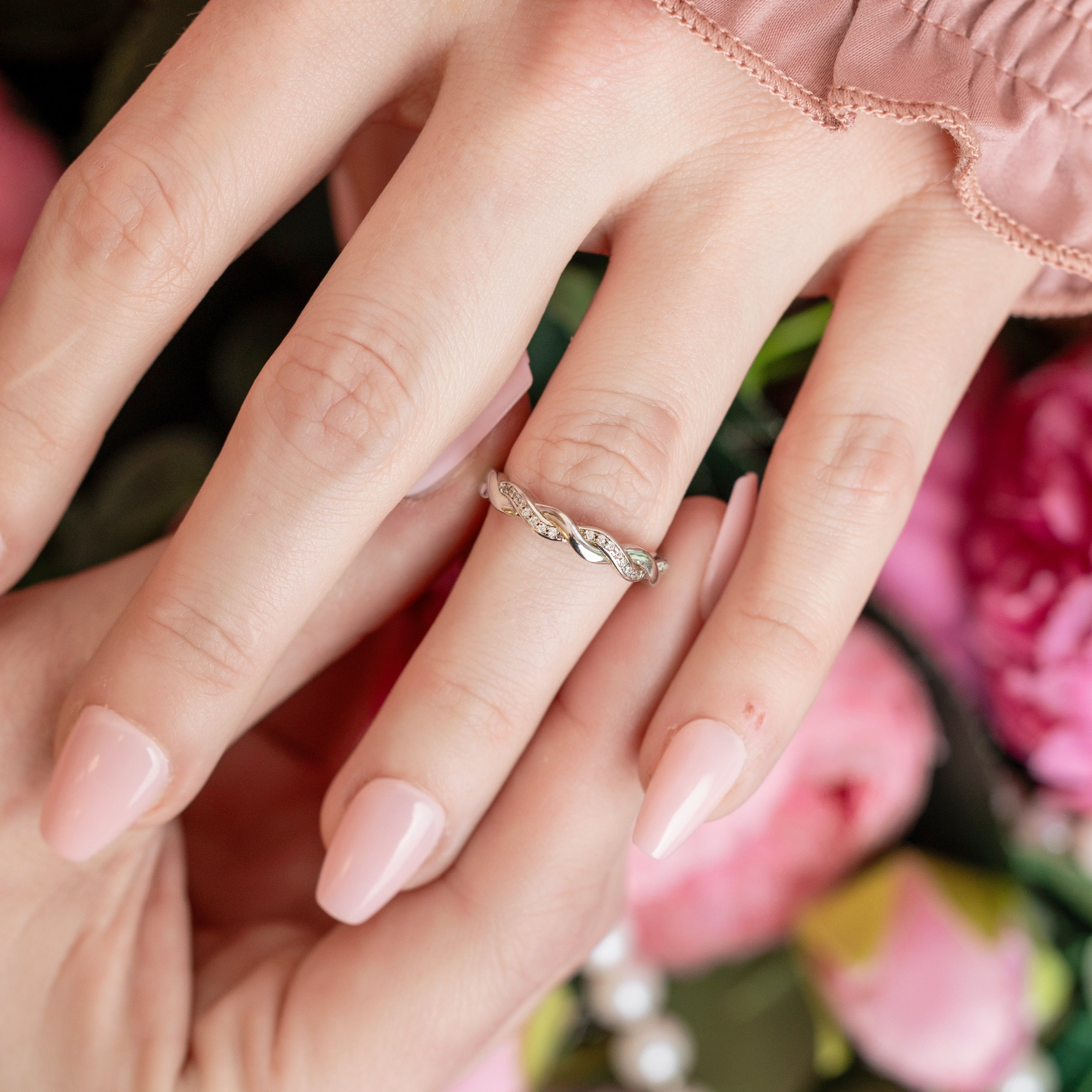 Maria Stackable Ring in Silver - Get It Twisted!