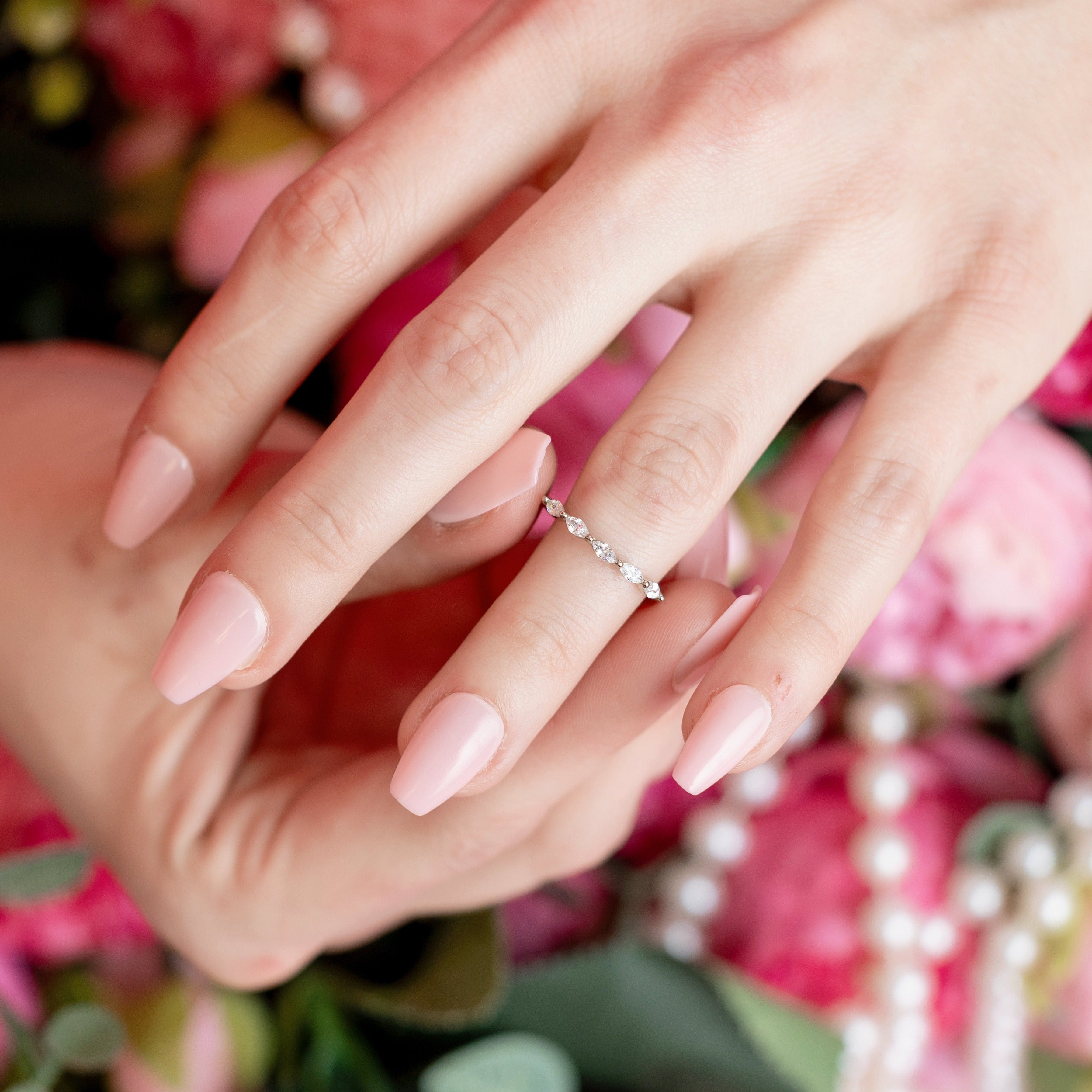 Scarlett Stackable Ring in Silver - The Definition of Class