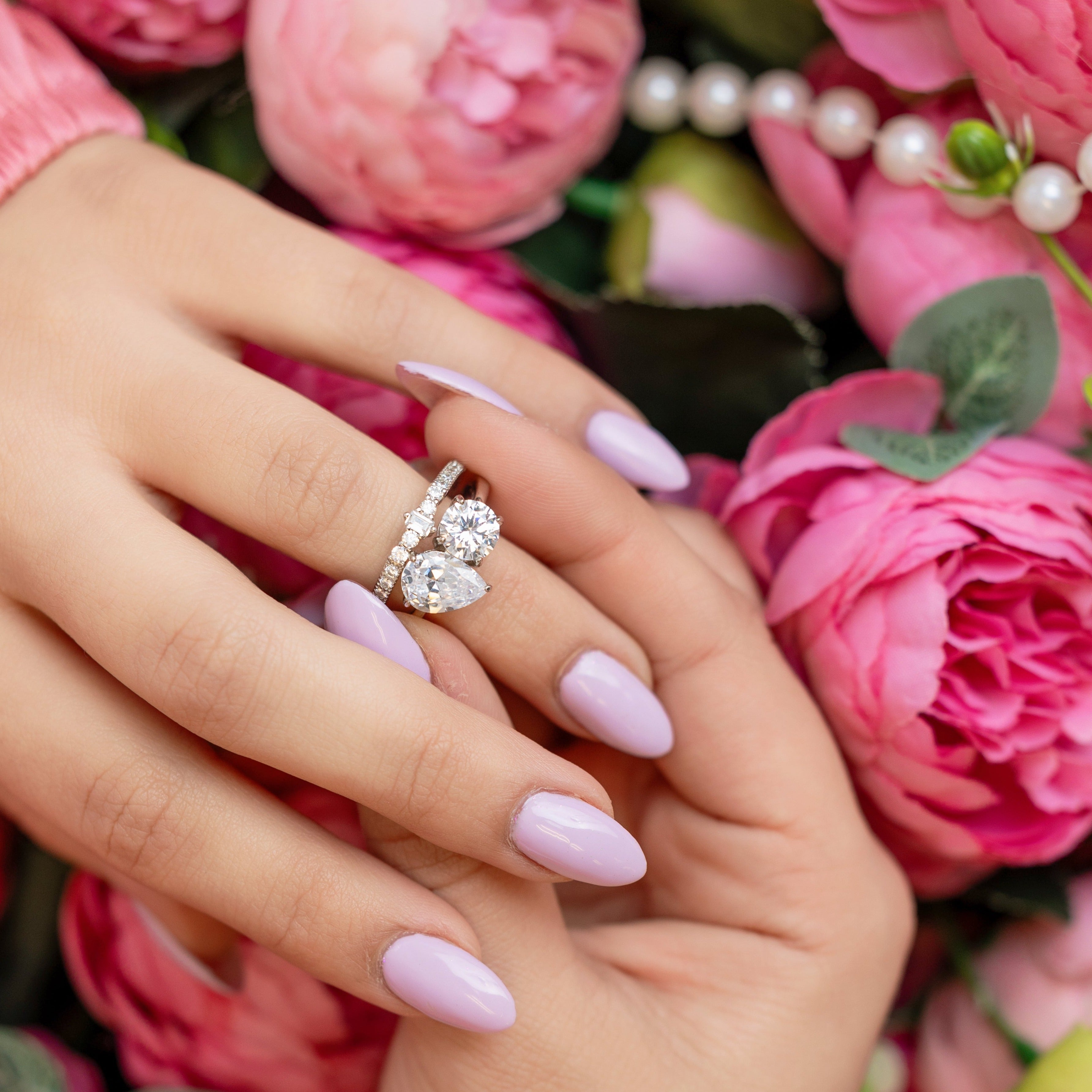 Isabella Stackable Ring in Silver - The Perfectly Sparkly Stackable