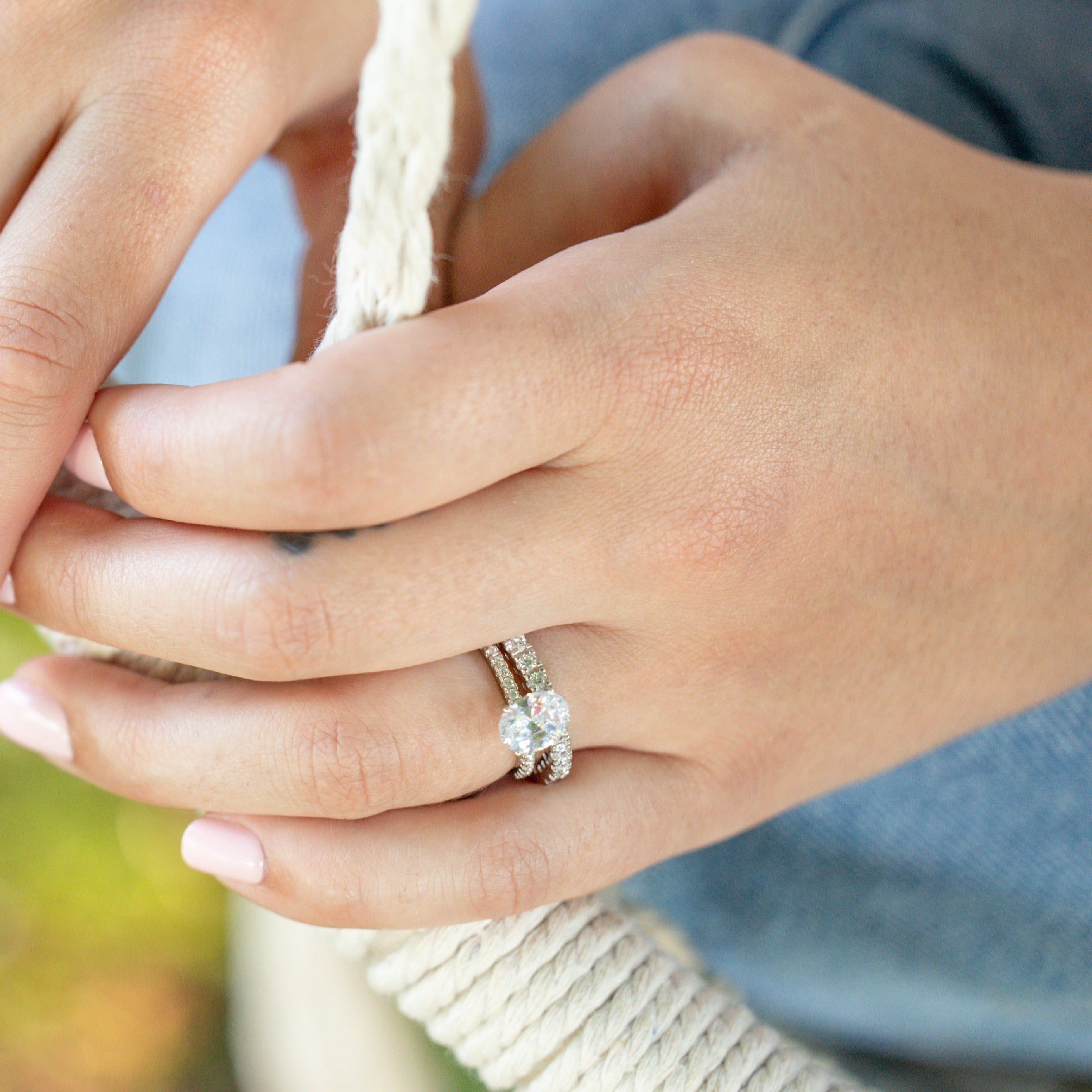 Darcie Ring in Silver - Classic Shimmering Design