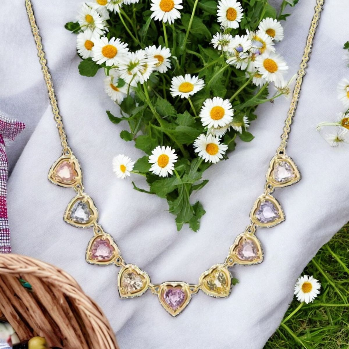 Hearts all Around Mother's Day Necklace