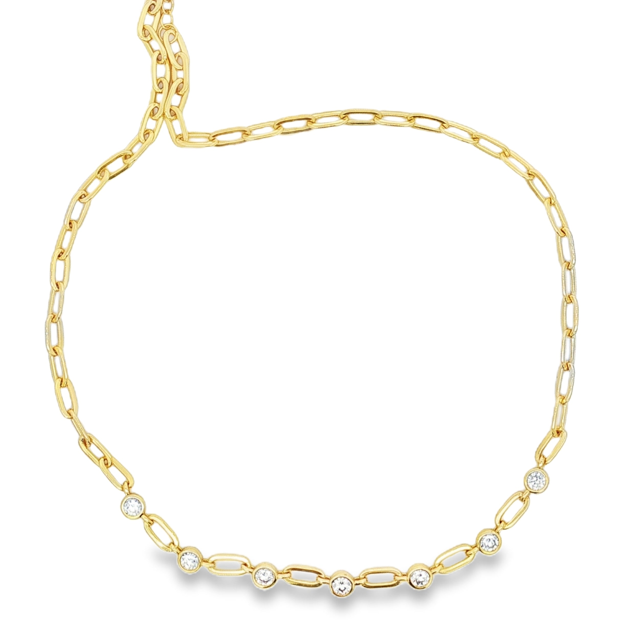 Big Dipper Necklace in Gold - 14K Gold Plated Sterling Silver CZ Constellation