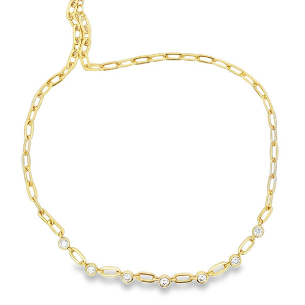 Big Dipper Necklace in Gold - 14K Gold Plated Sterling Silver CZ Constellation