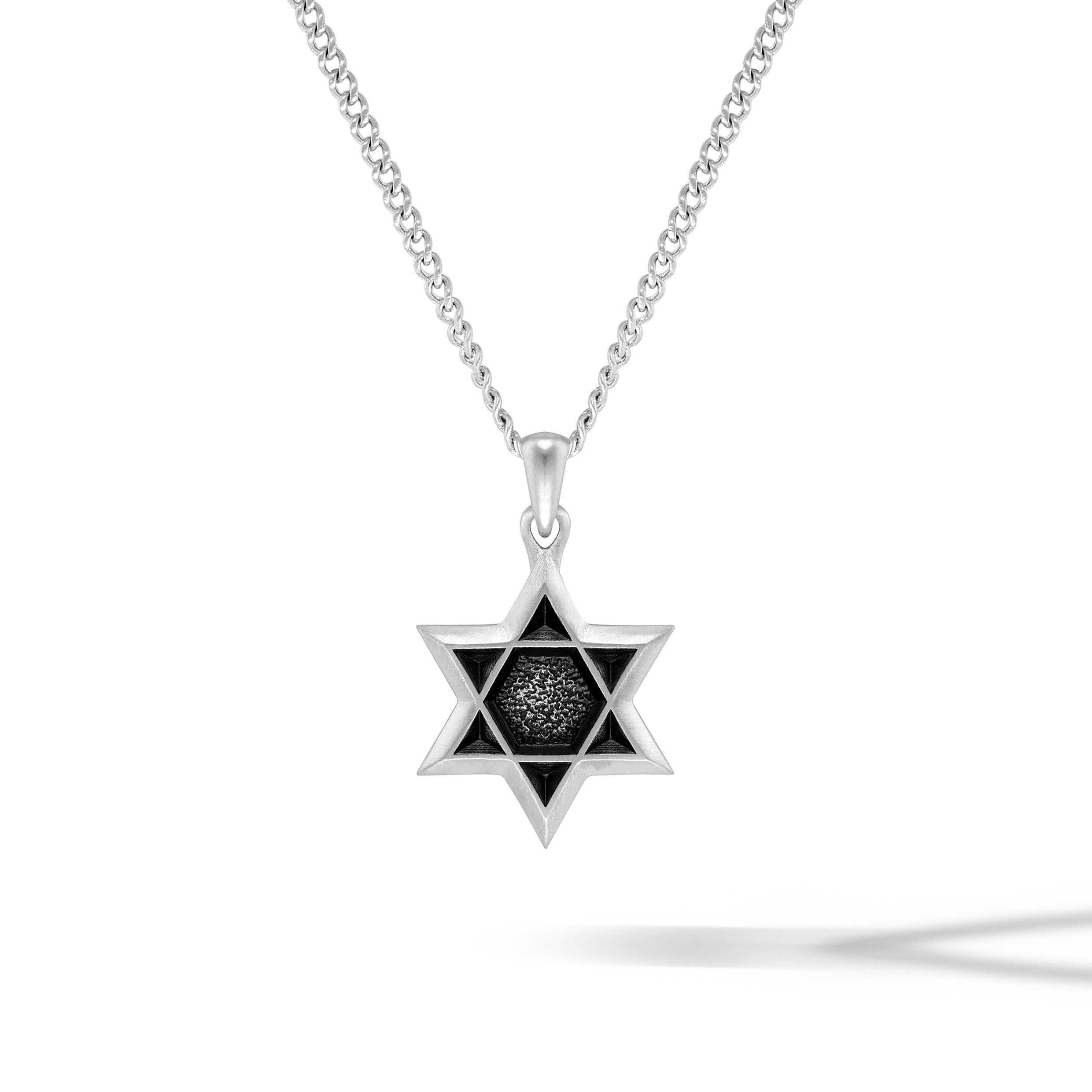 Star Of David Pendant - Silver