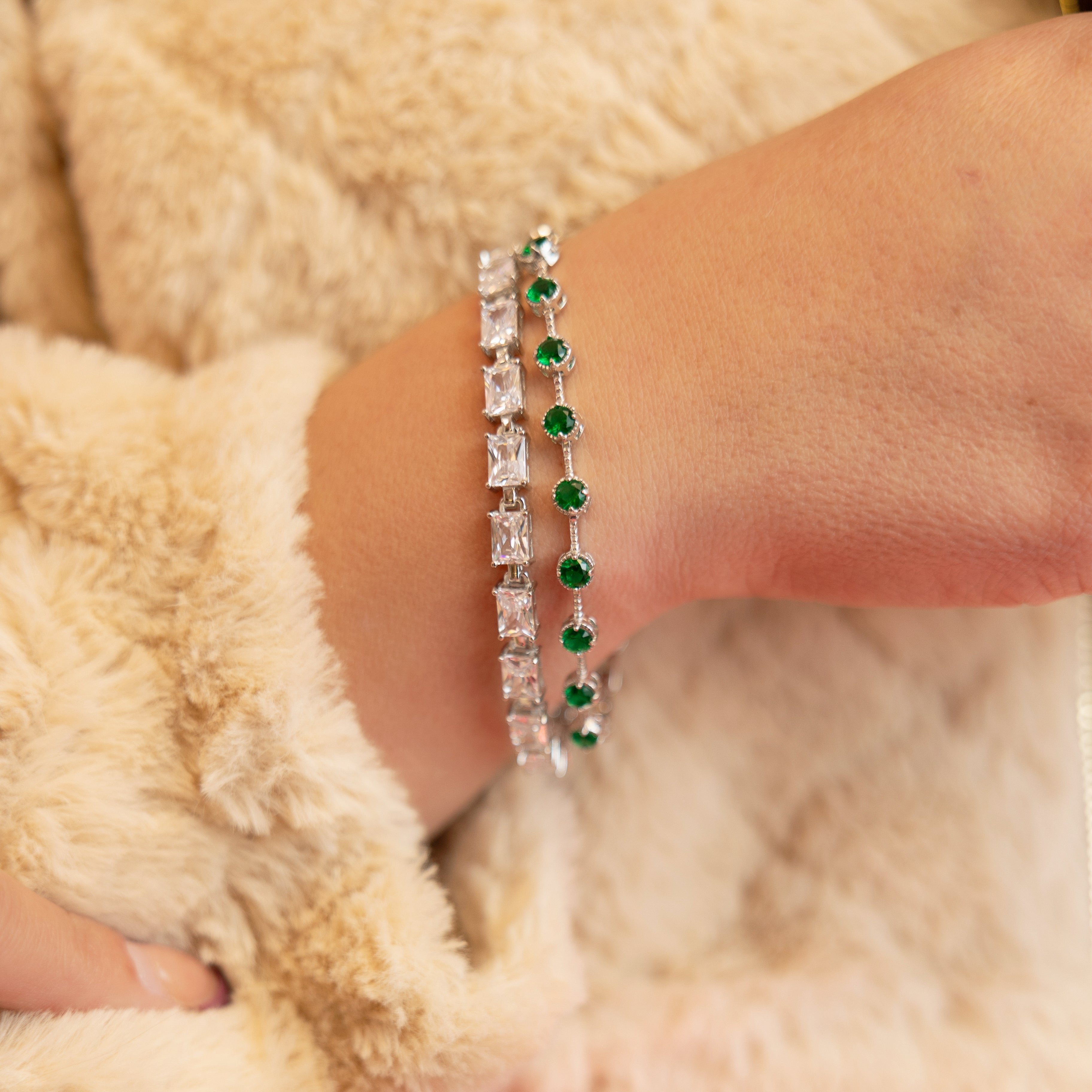 Luck o' the Irish Tennis Bracelet