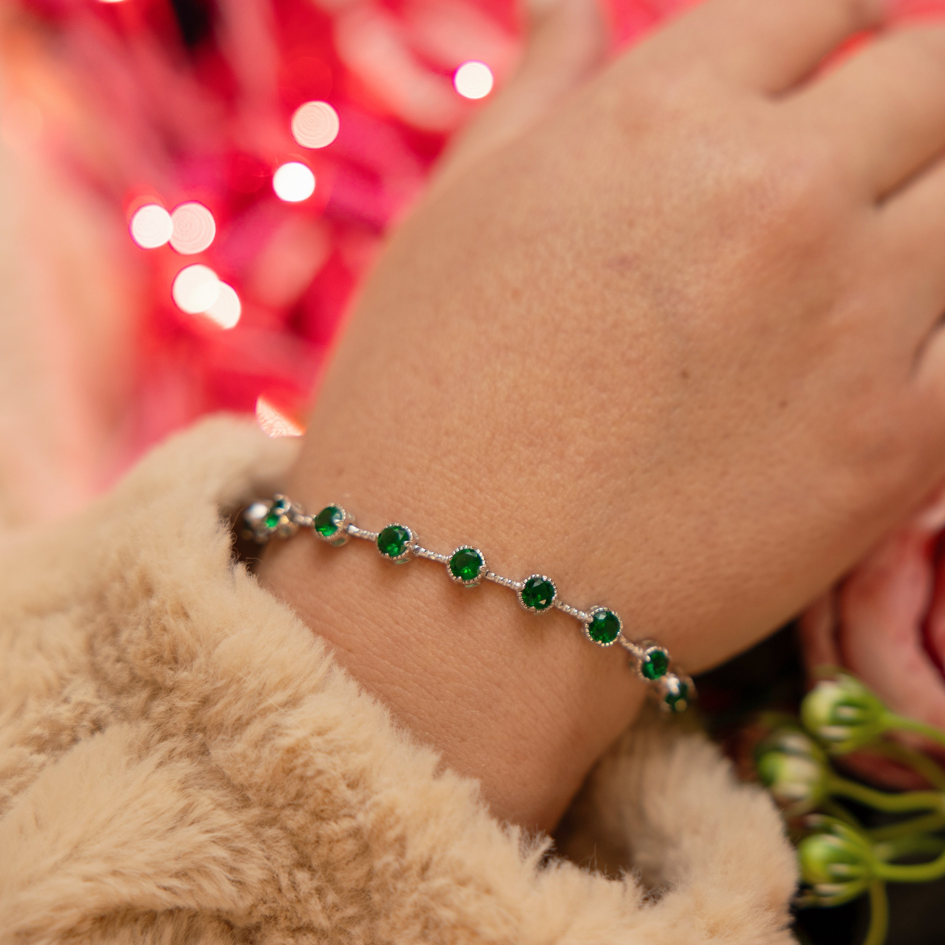 Luck o' the Irish Tennis Bracelet