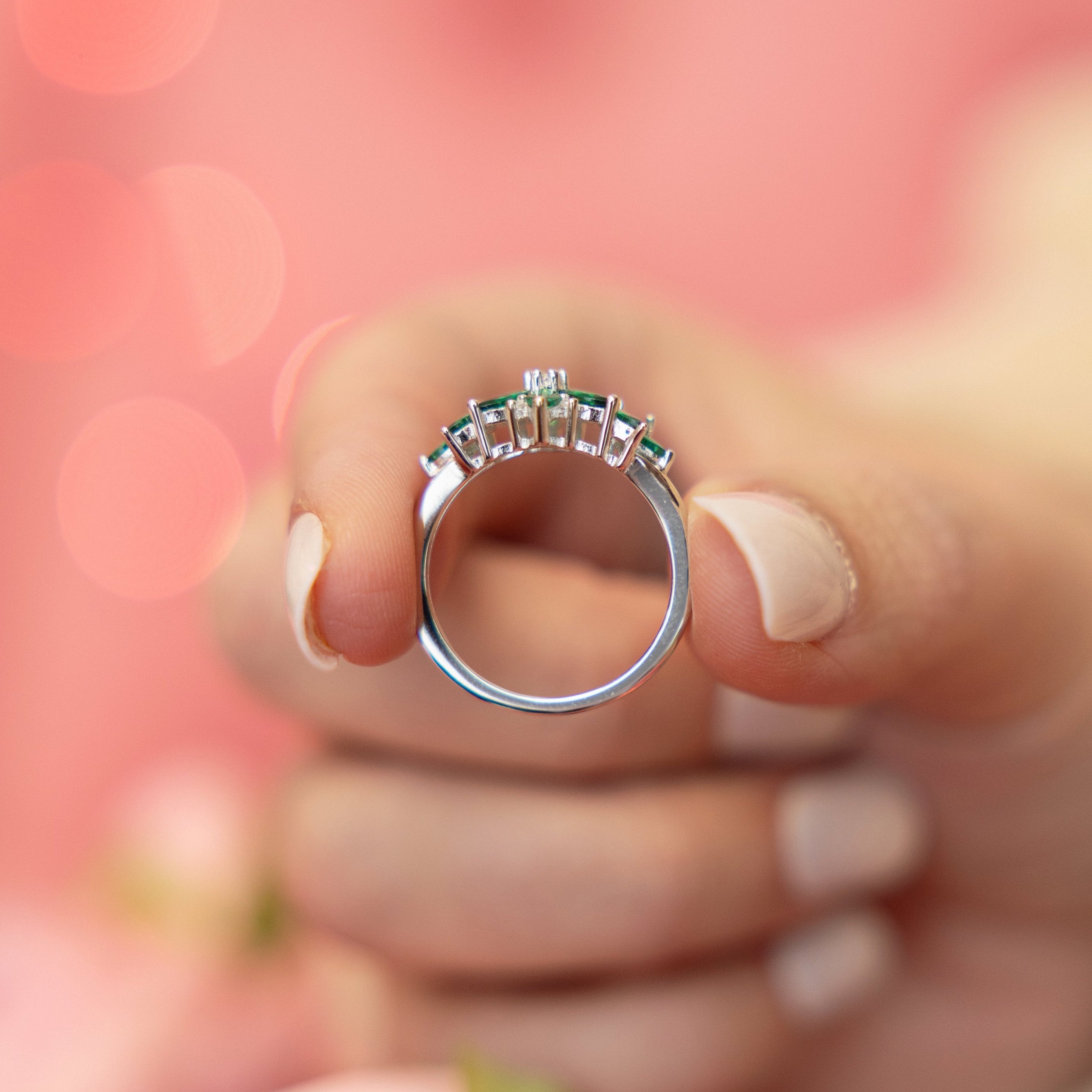 Sage Statement Ring - Perfect for the Holidays!