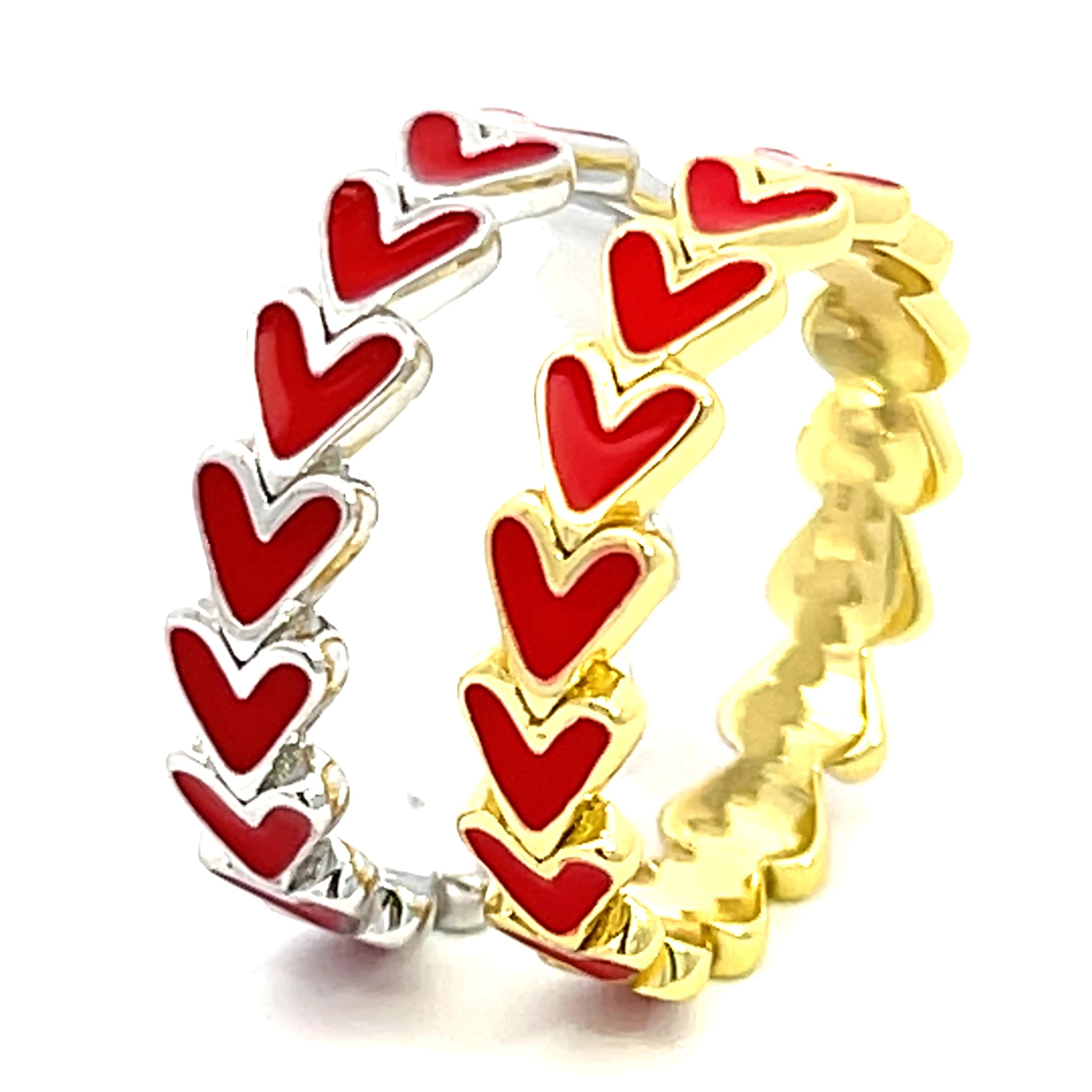 Eternity Heart Ring in Silver - Perfect for Any Day Filled with Love