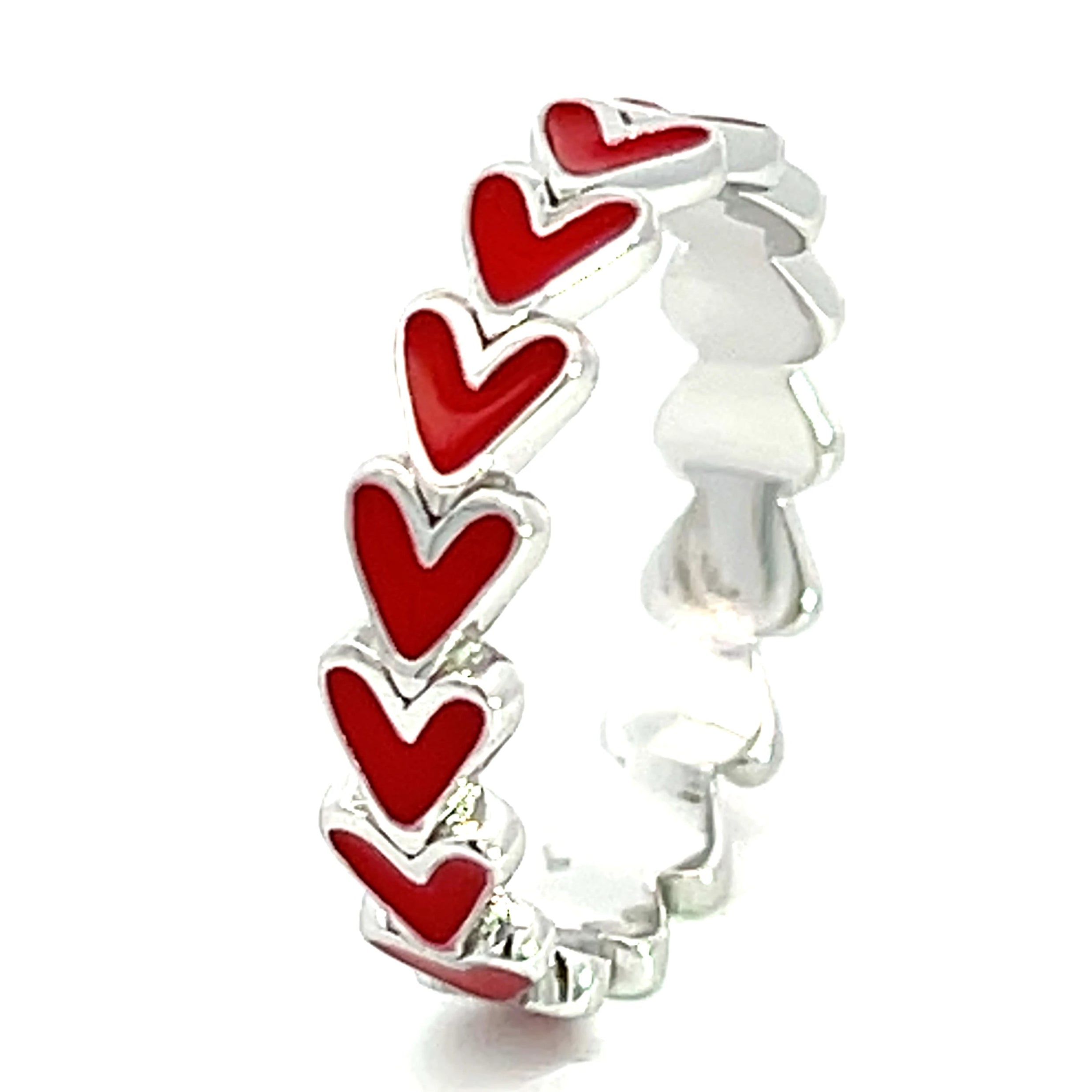 Eternity Heart Ring in Silver - Perfect for Any Day Filled with Love
