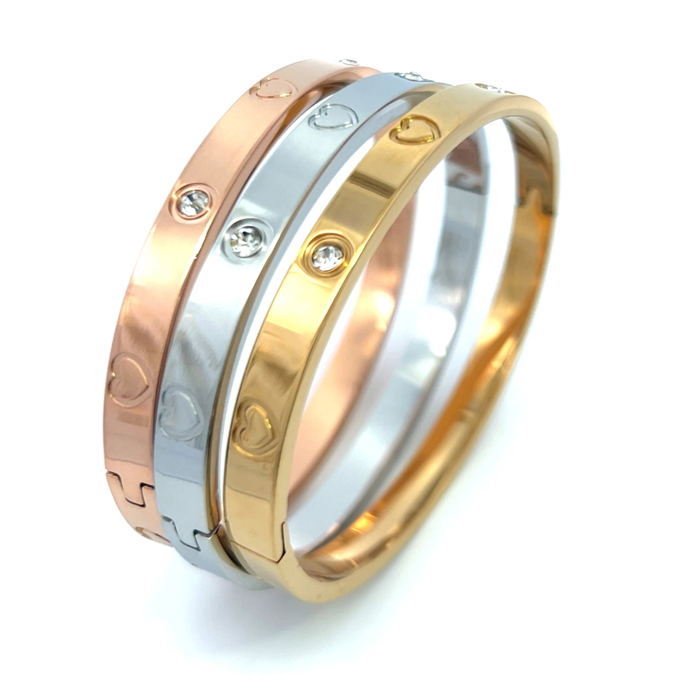 Stacked Cuff Bracelet Trio - These Versatile Bracelets Dress Up & Down