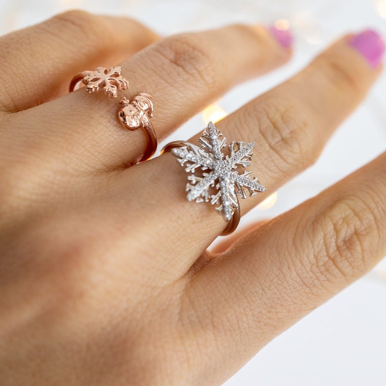 Crystal Ring in Silver - The Perfect Winter Wonder!