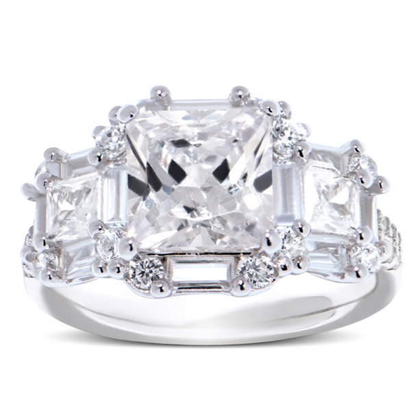 Brooklyn Engagement Ring in Silver