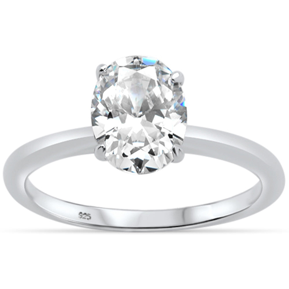 Features a 1.5-carat solitaire stone
Set in sterling silver using a prong setting
Available in sizes 4 through 10