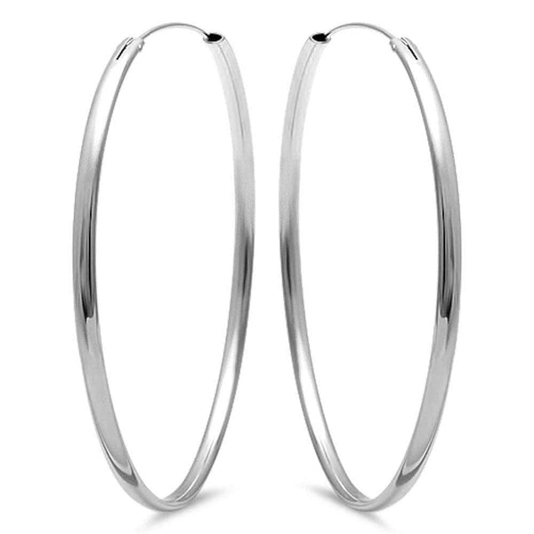 Silver Hoops - Your Lightweight Everyday Earrings