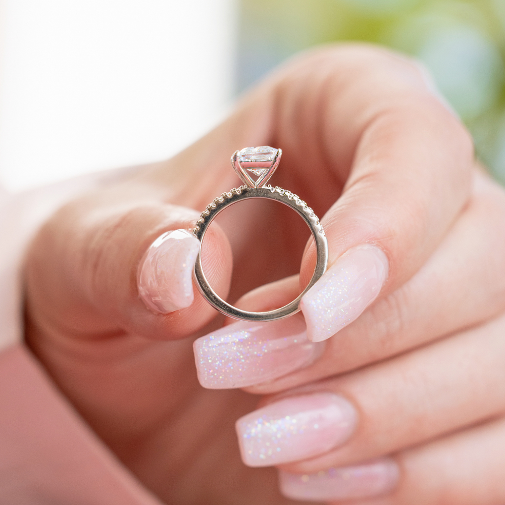 Hazel Engagement Ring in Silver - Catch Everyone's Eye