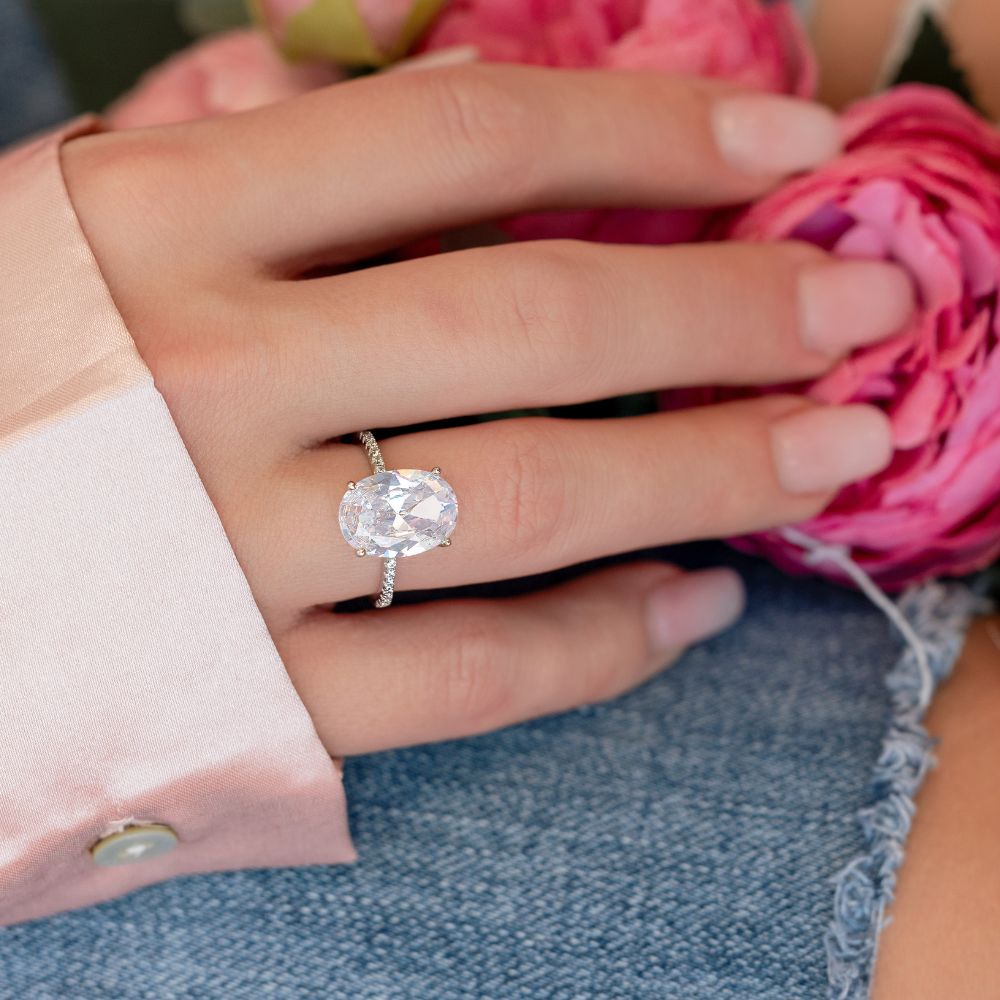 Dolly Engagement Ring in Silver - A Starlette Best Selling Ring!